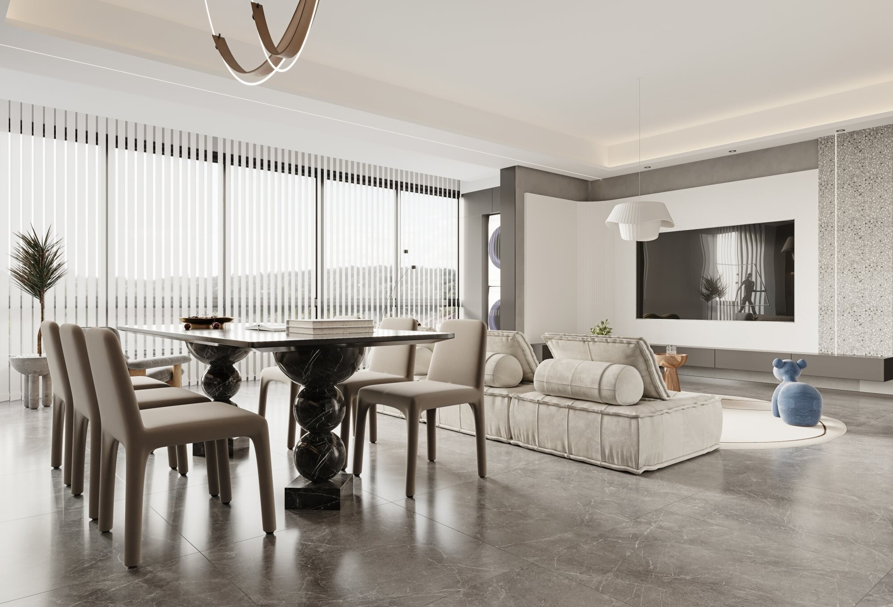 现代极简[ID: 104743943]_建e效果图
