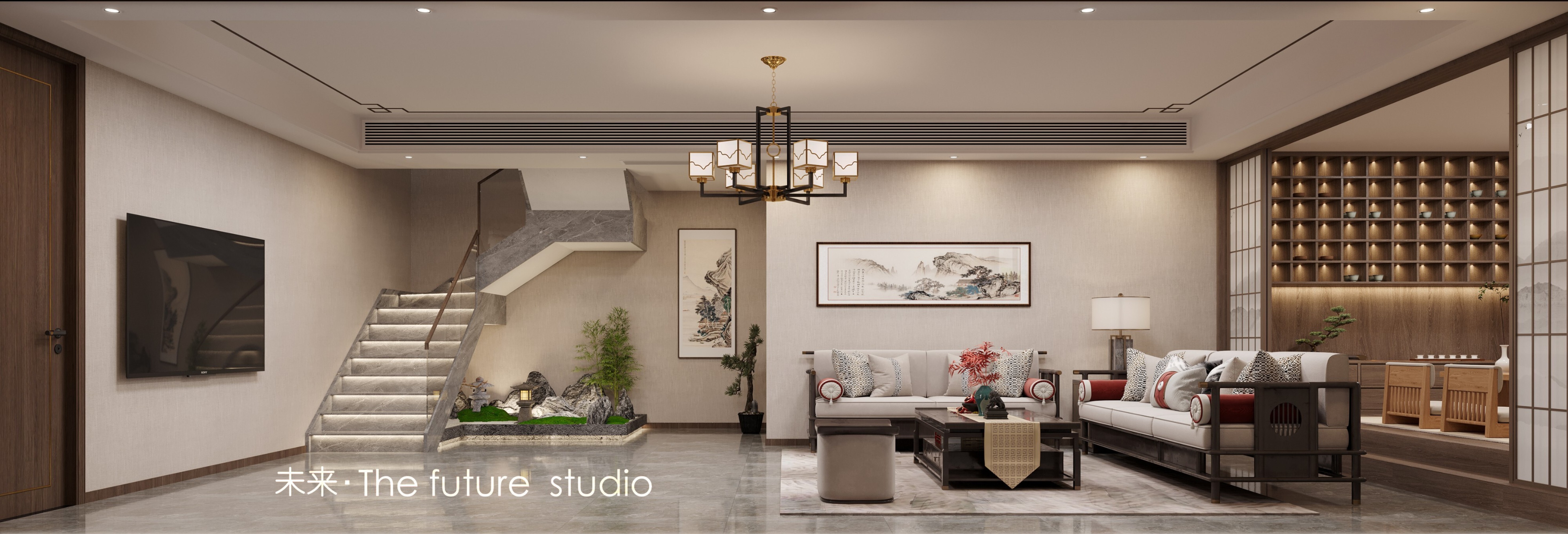 新中式-未来效果图[ID: 104416291]_建e效果图