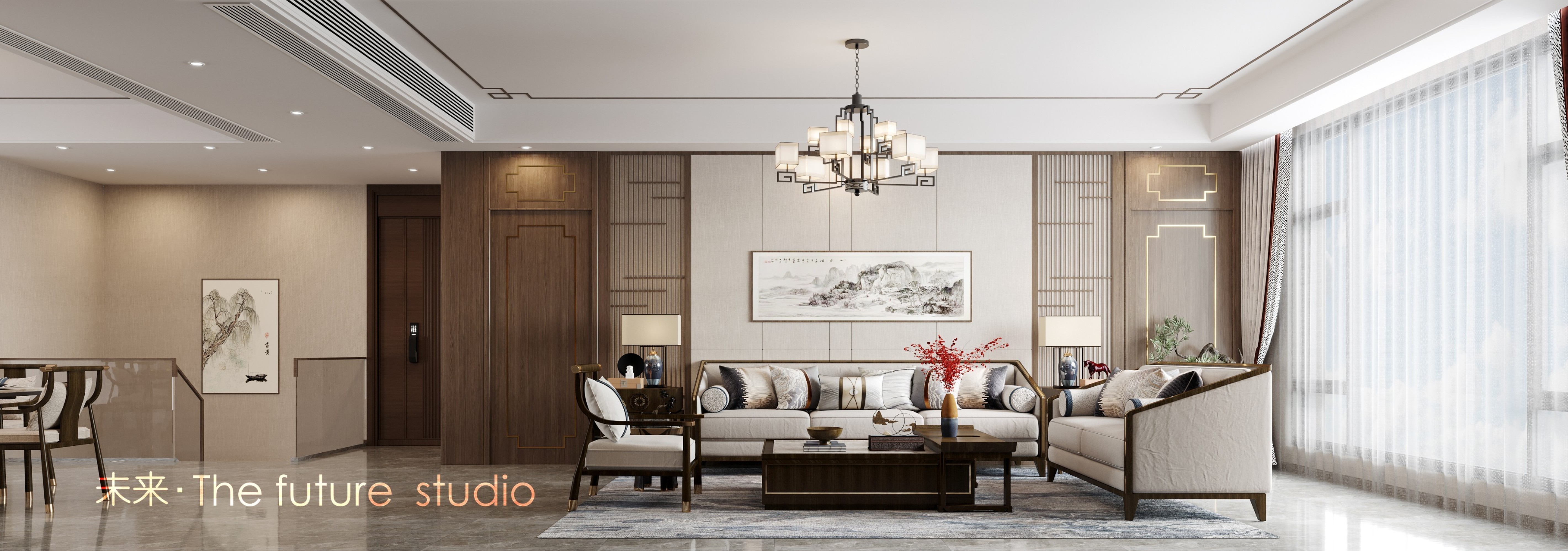 新中式-未来效果图[ID: 104416291]_建e效果图
