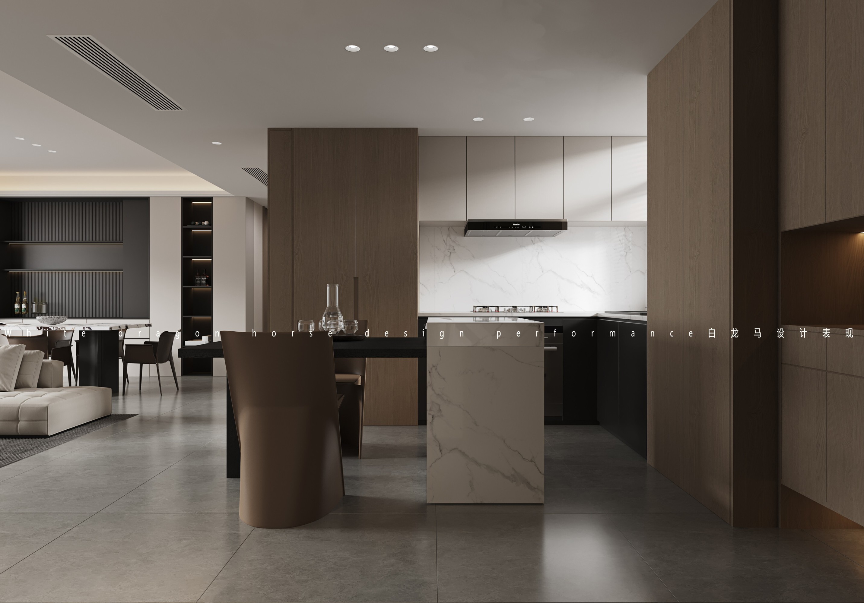 意式极简——白龙马效果图[ID: 104547442]_建e效果图