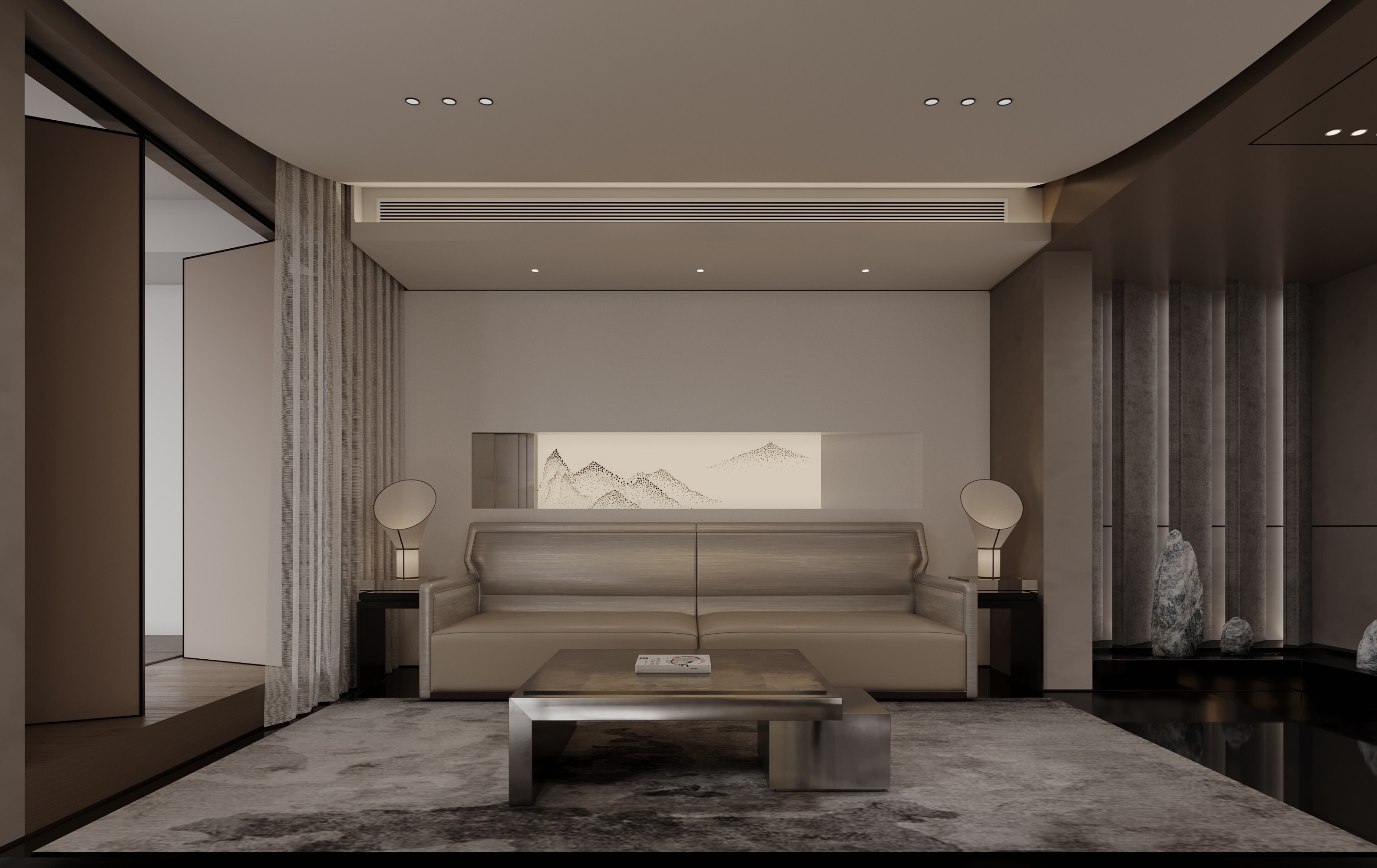 新中式会所[ID: 104547350]_建e效果图