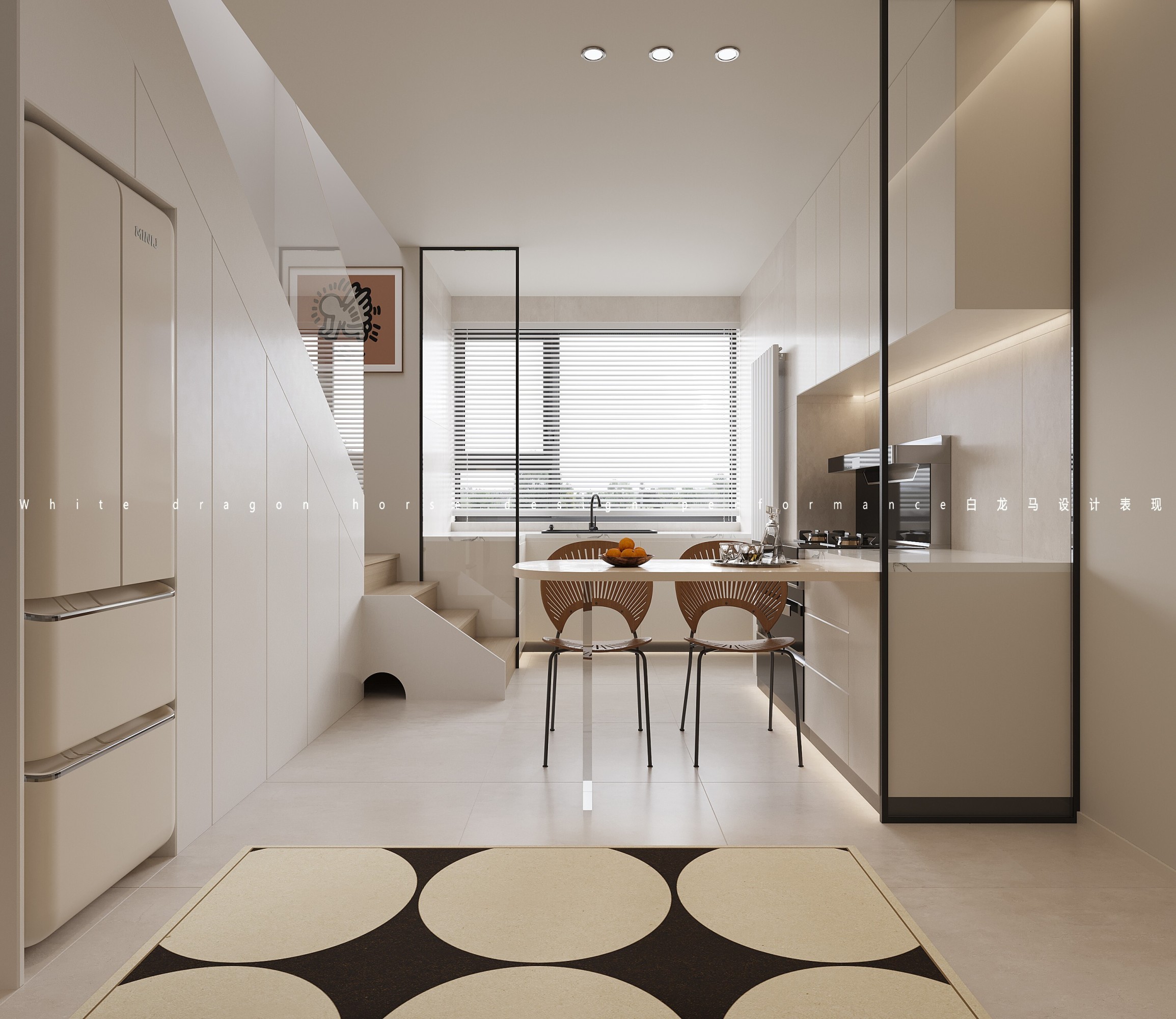 现代奶油公寓效果图[ID: 104481922]_建e效果图