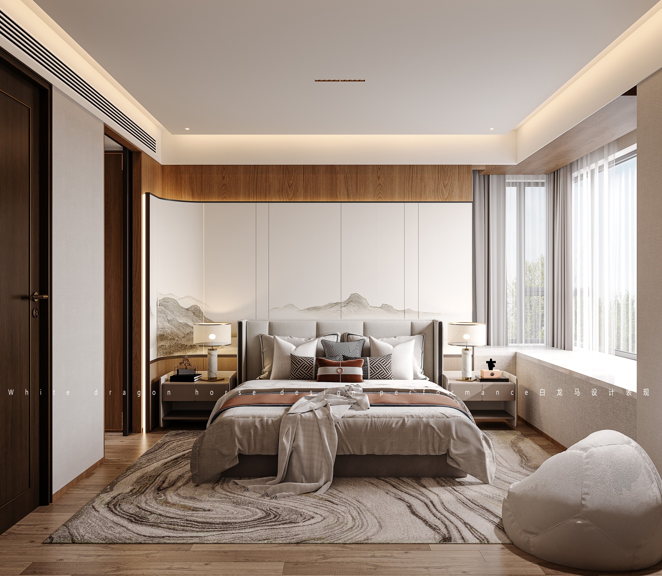 新中式家装效果图[ID: 113591549]_建e效果图