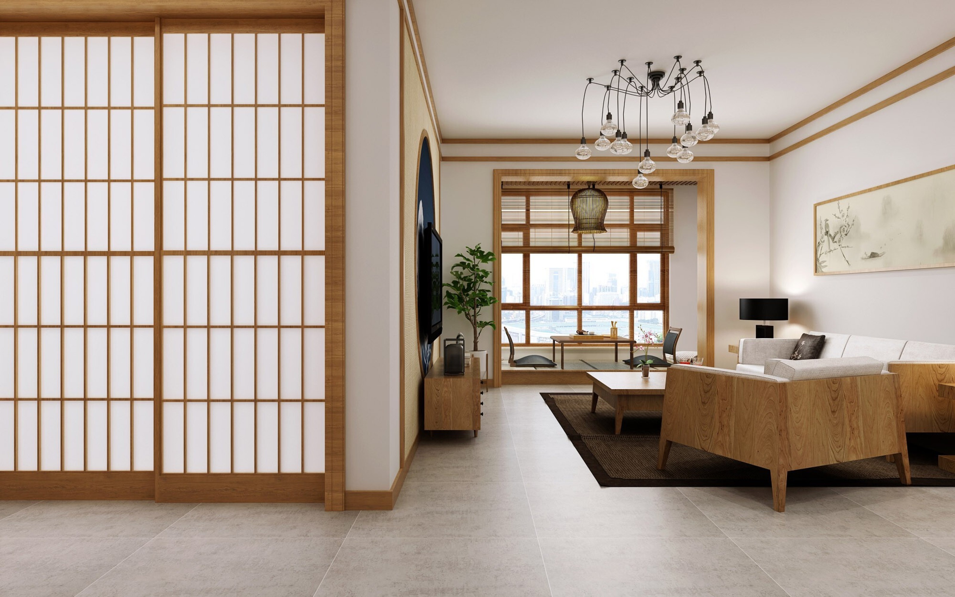 日式家装效果图[ID: 113591296]_建e效果图