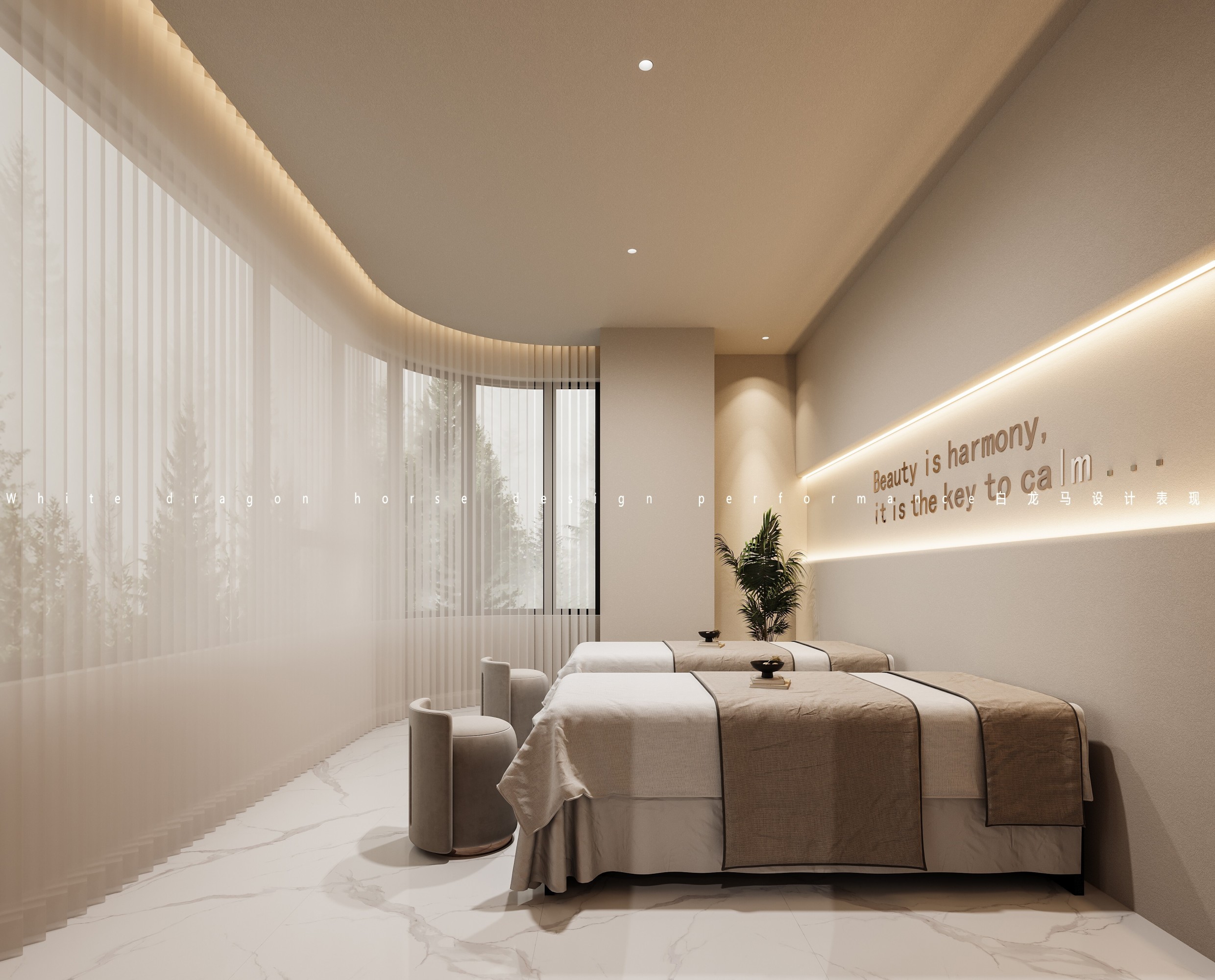 现代简约美容院[ID: 113591363]_建e效果图