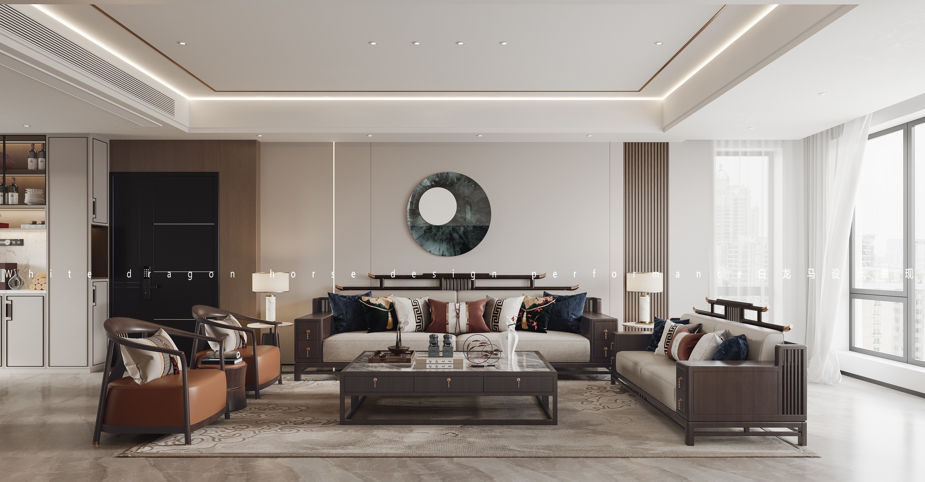 新中式家装效果图[ID: 113591318]_建e效果图