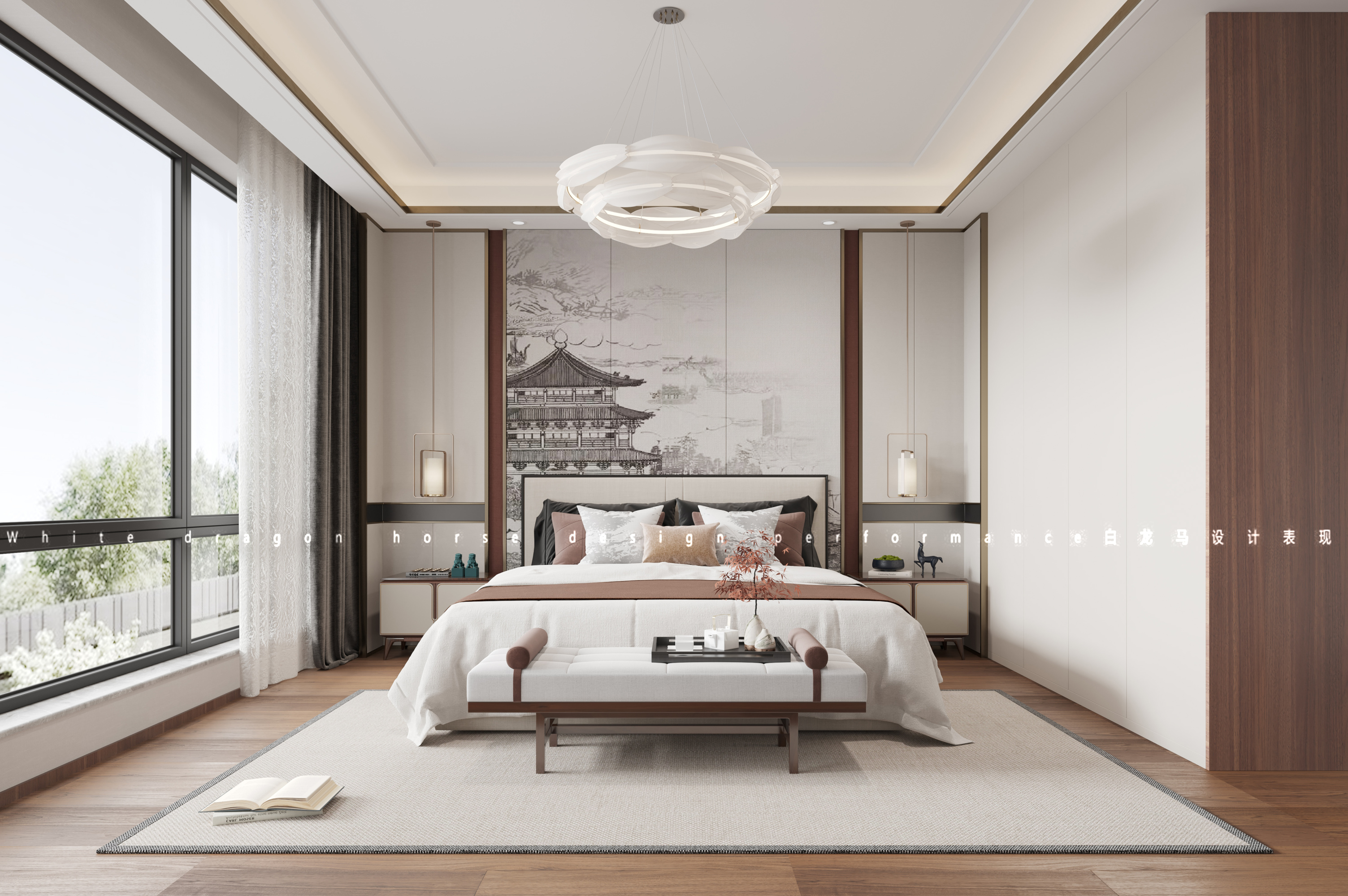 新中式家装效果图[ID: 113525991]_建e效果图