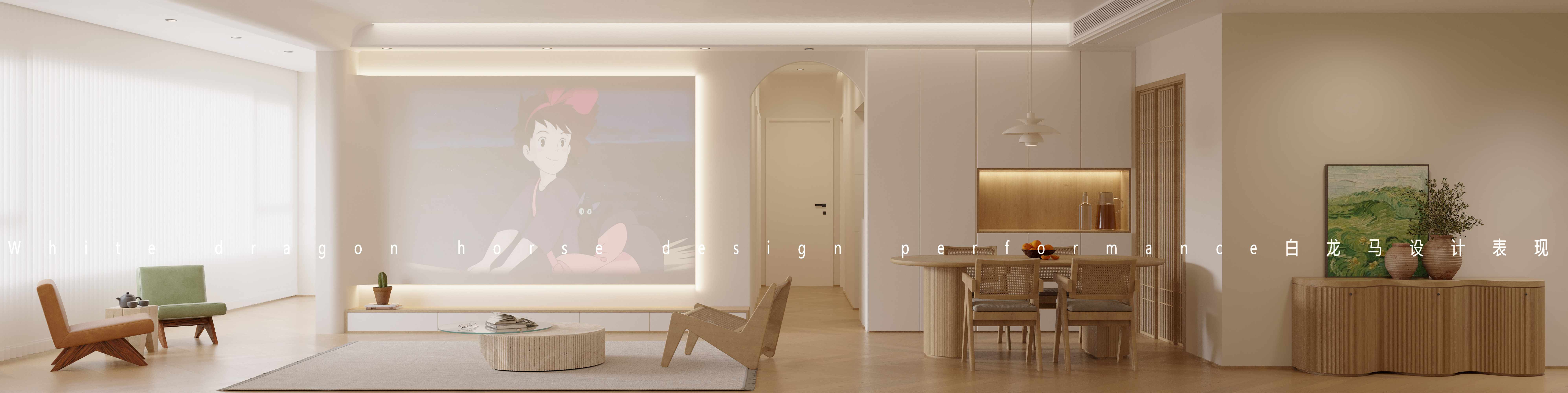 日式原木家装效果图[ID: 113722501]_建e效果图