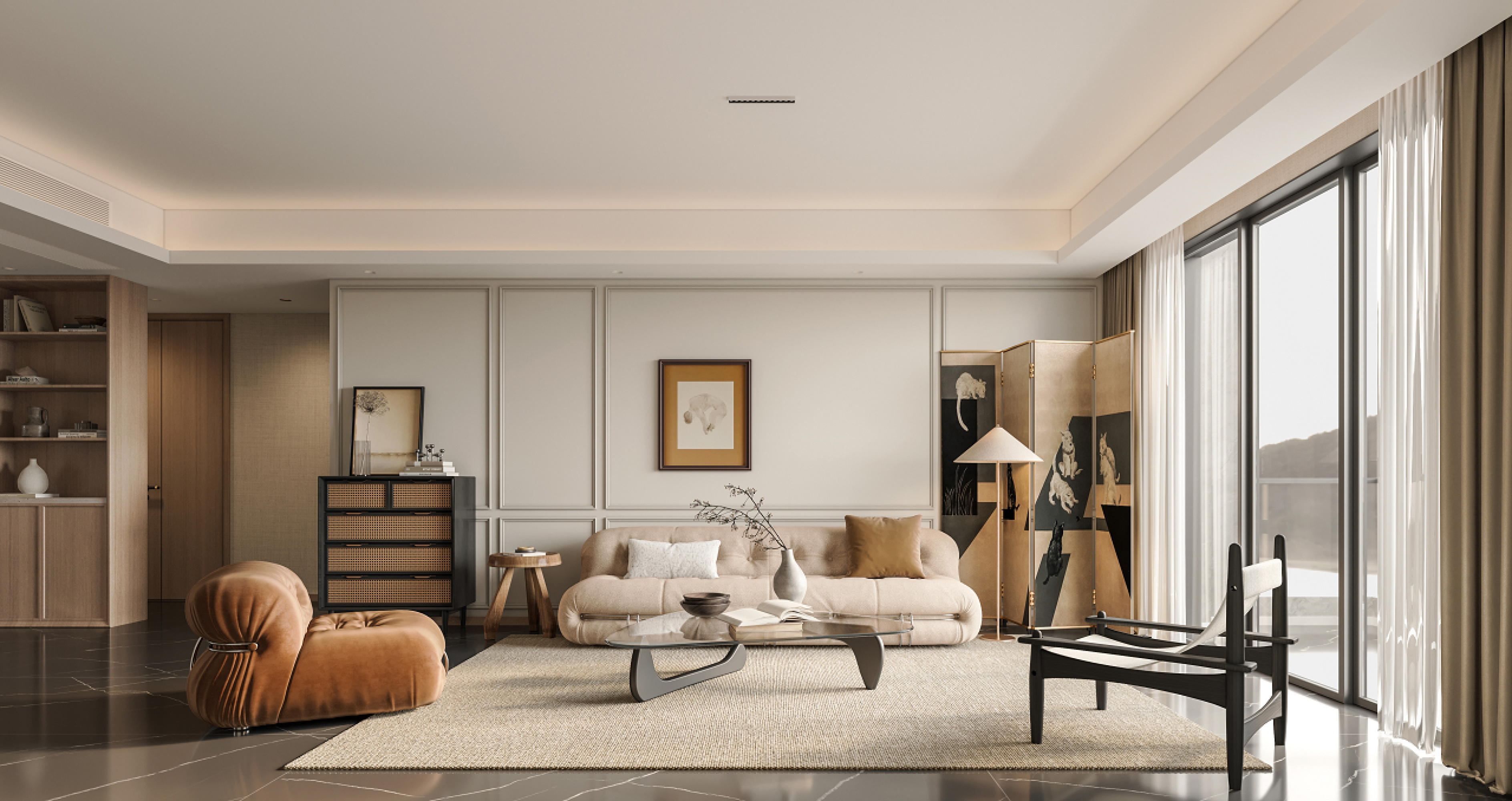 现代简约家装效果图[ID: 113722389]_建e效果图