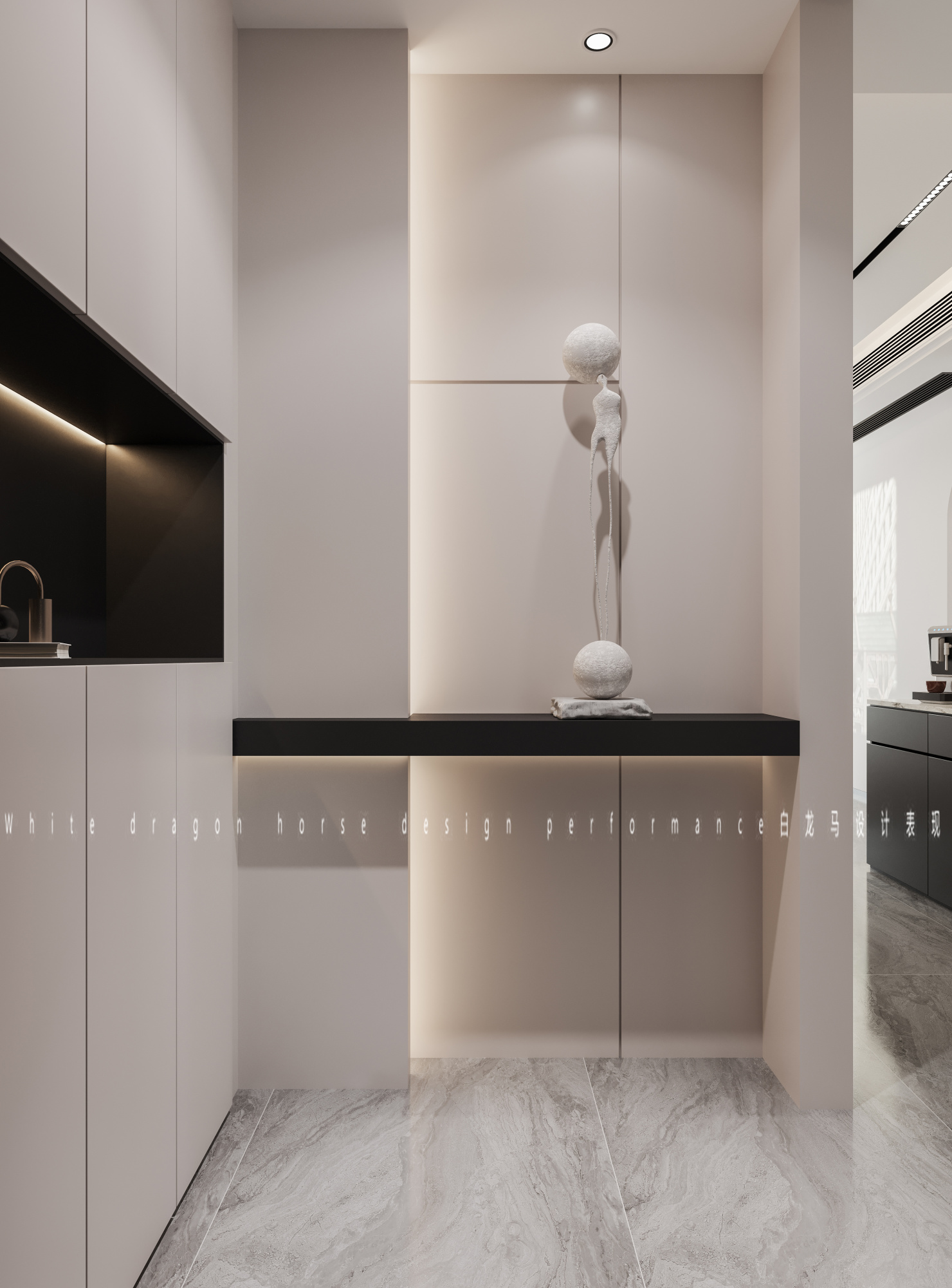 现代极简家装效果图[ID: 113722437]_建e效果图