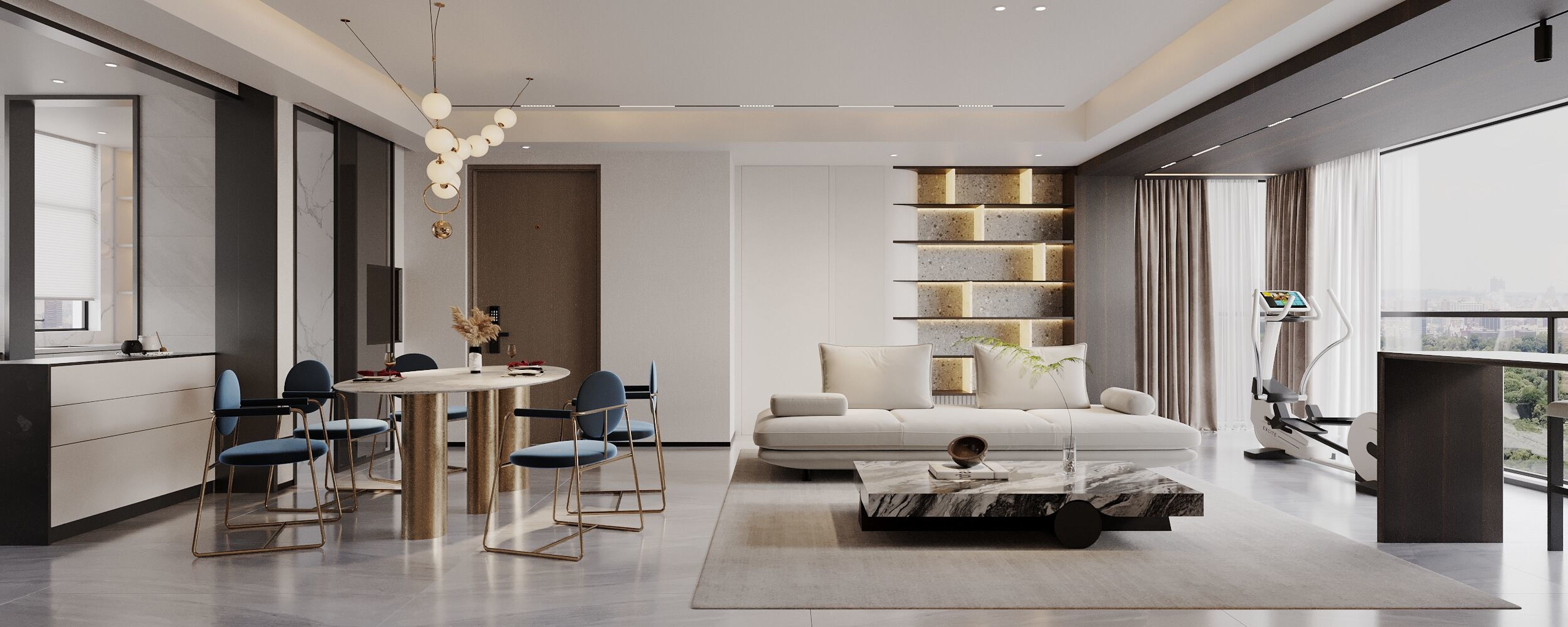 现代简约家装效果图[ID: 113722534]_建e效果图