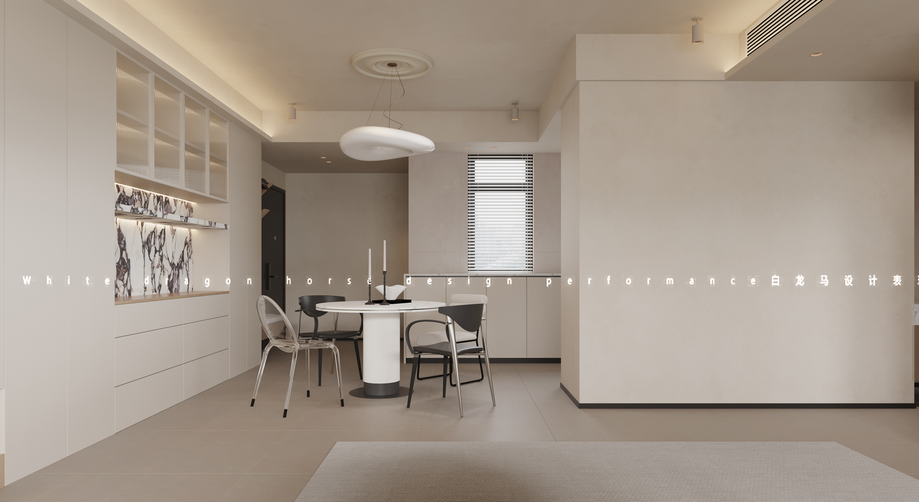 现代简约奶油风家装效果图[ID: 113657017]_建e效果图