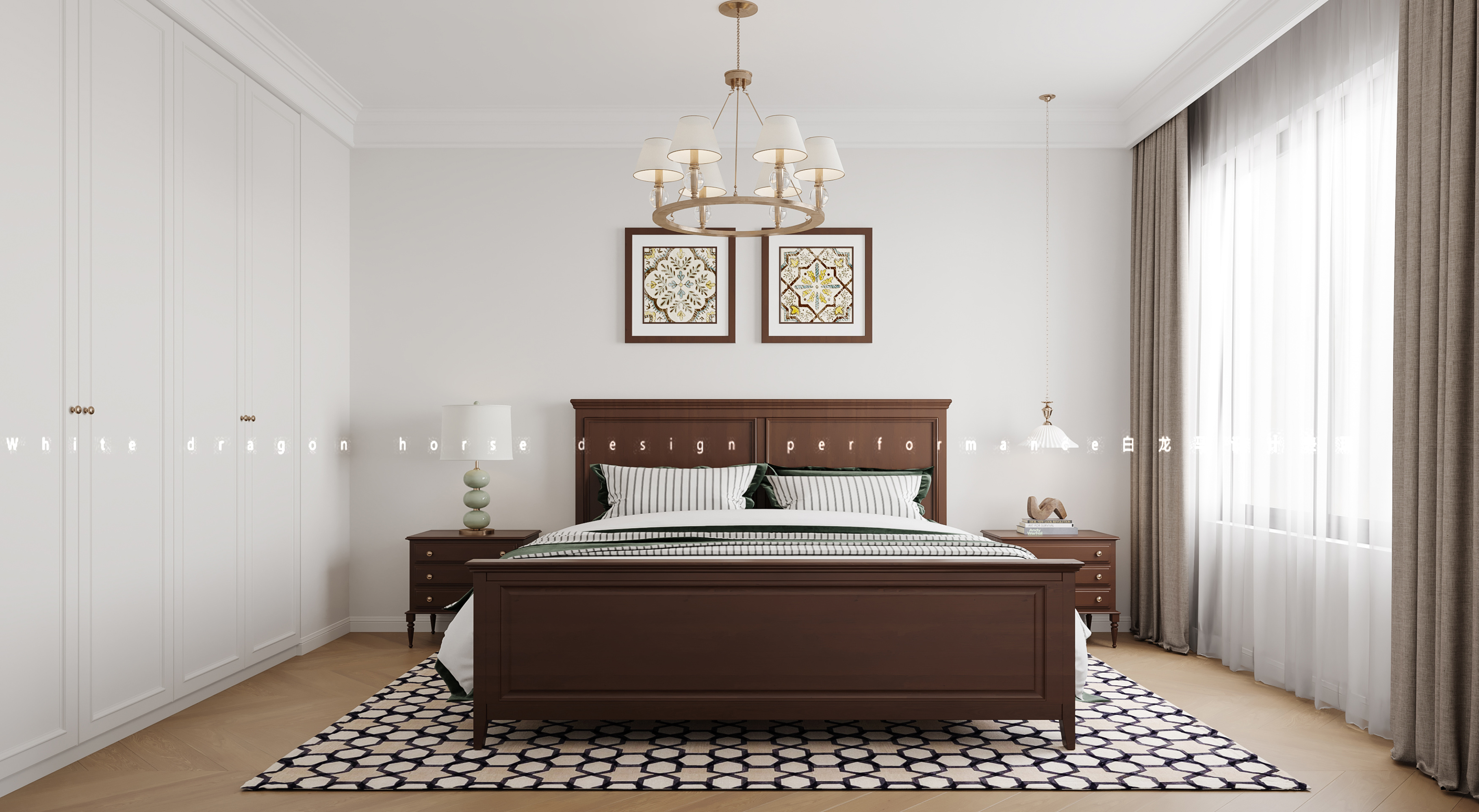 美式家装效果图[ID: 113656892]_建e效果图