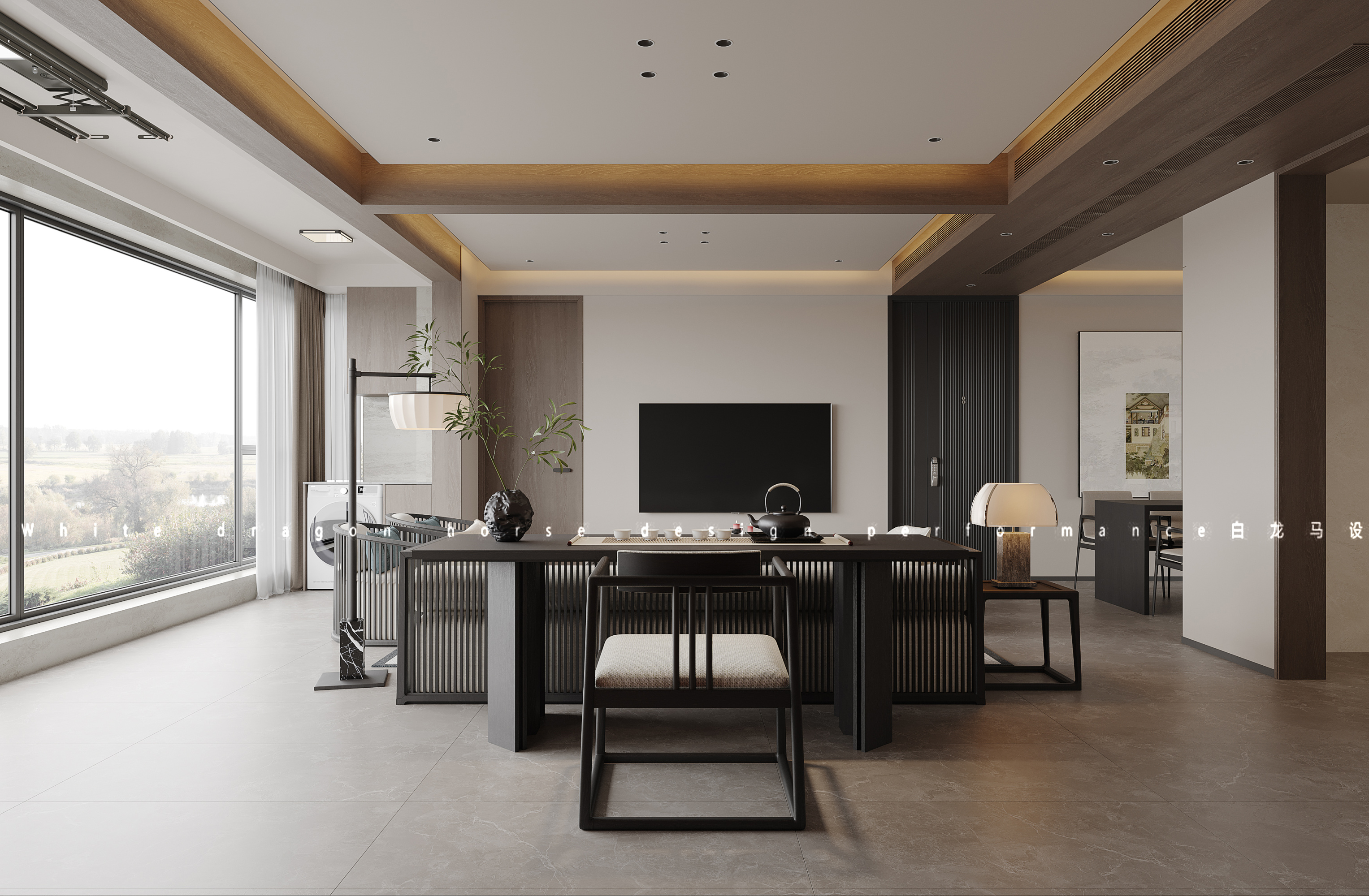 新中式家装效果图[ID: 113656881]_建e效果图