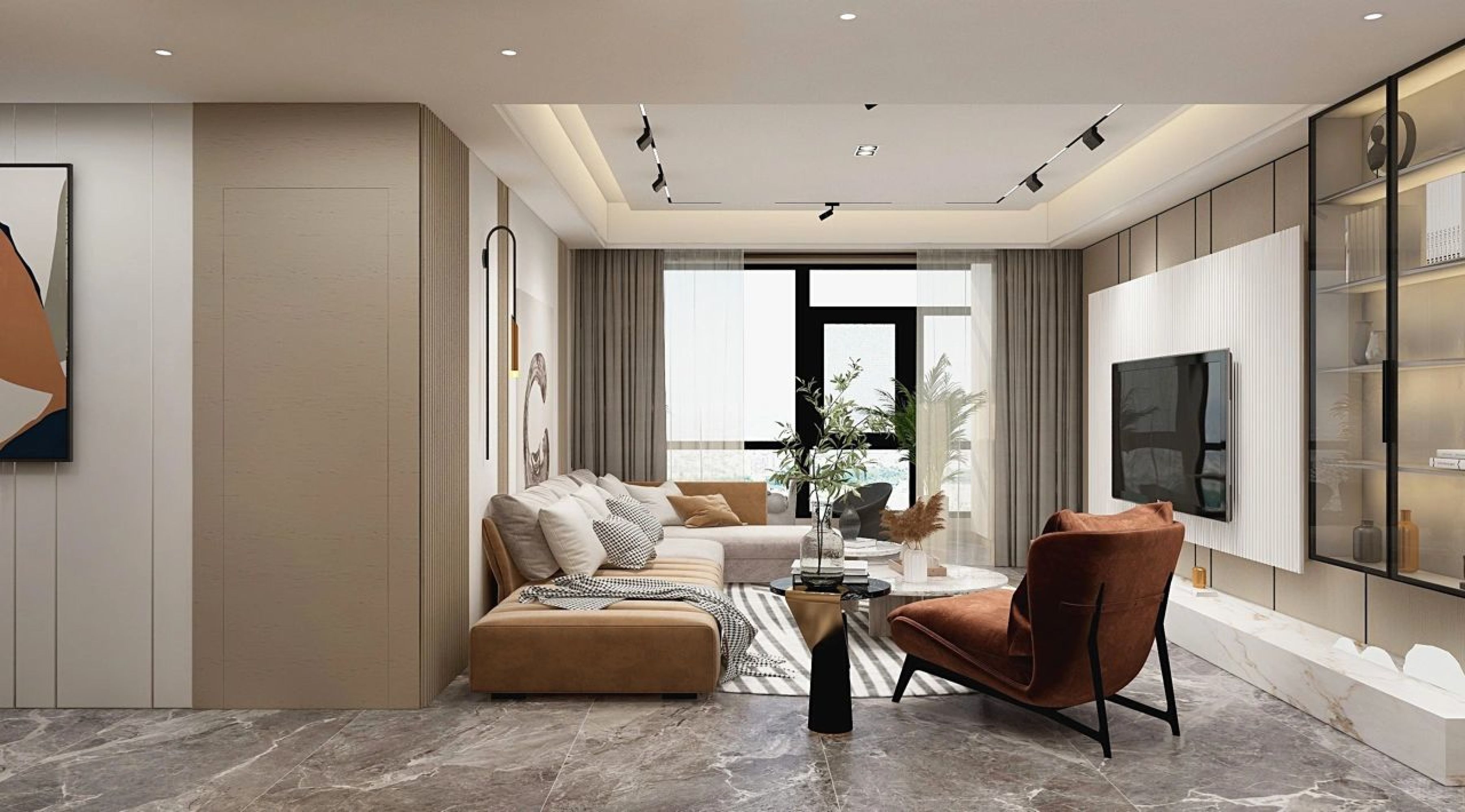 现代简约家装效果图[ID: 113657013]_建e效果图