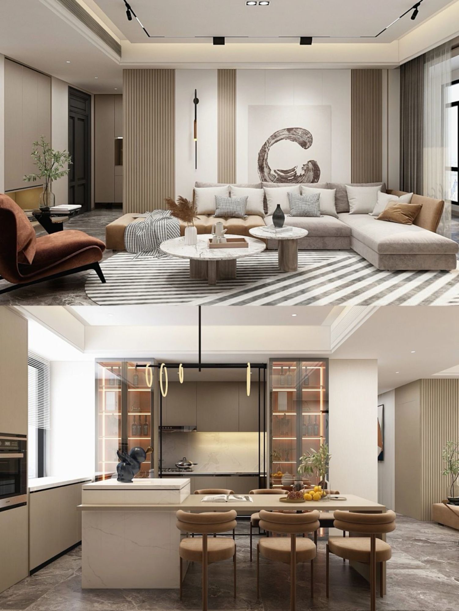 现代简约家装效果图[ID: 113657013]_建e效果图