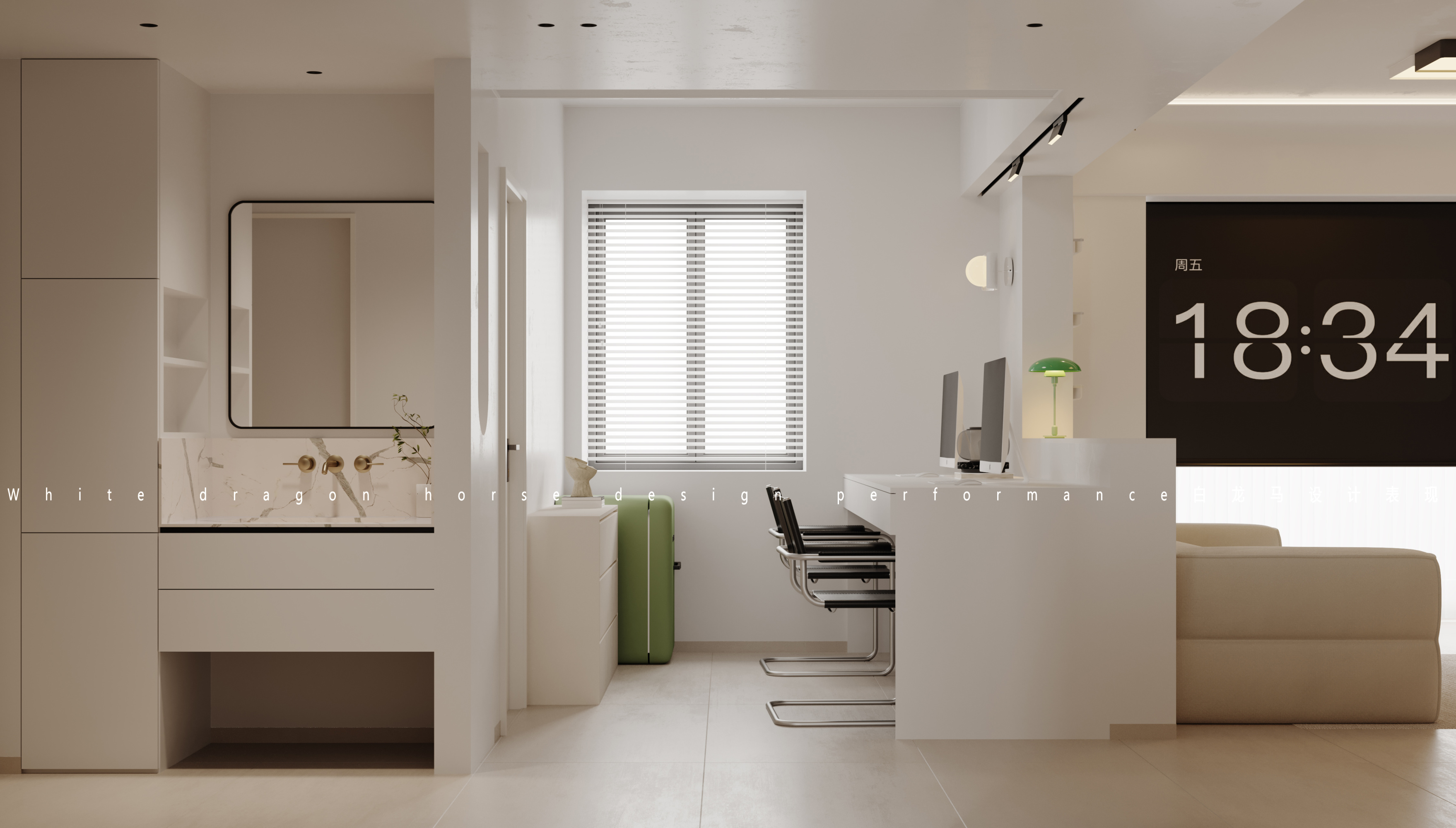 奶油风家装效果图[ID: 113656949]_建e效果图