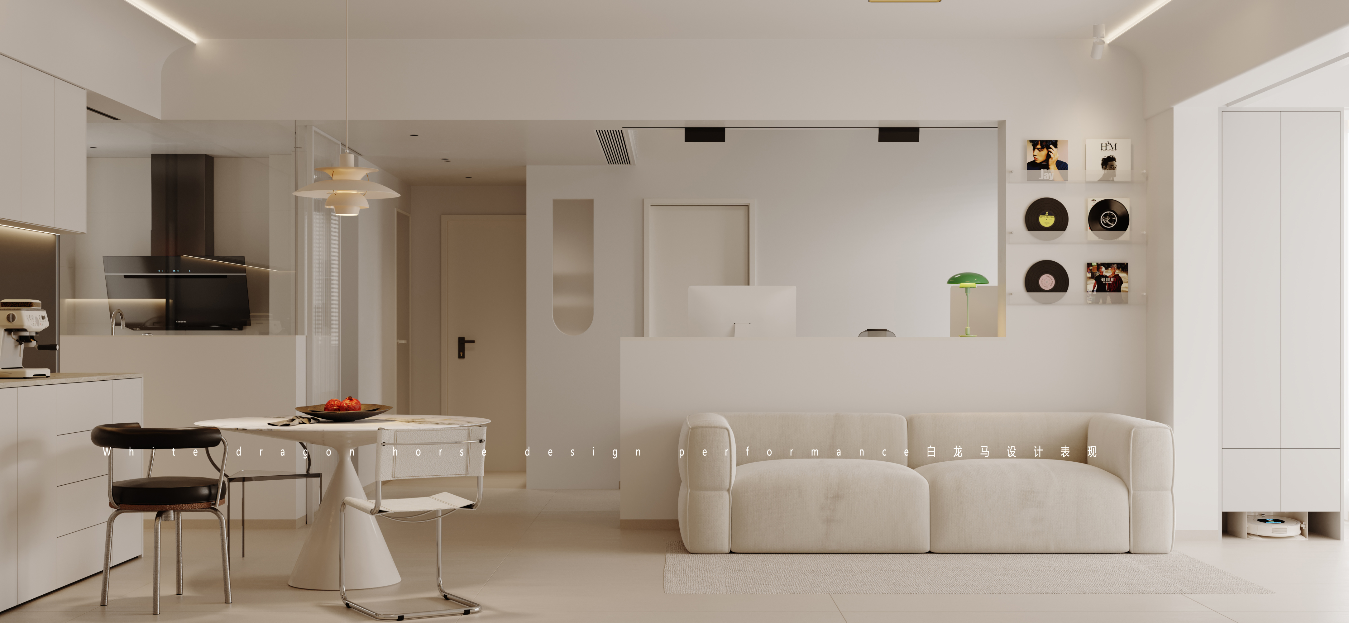 奶油风家装效果图[ID: 113656949]_建e效果图