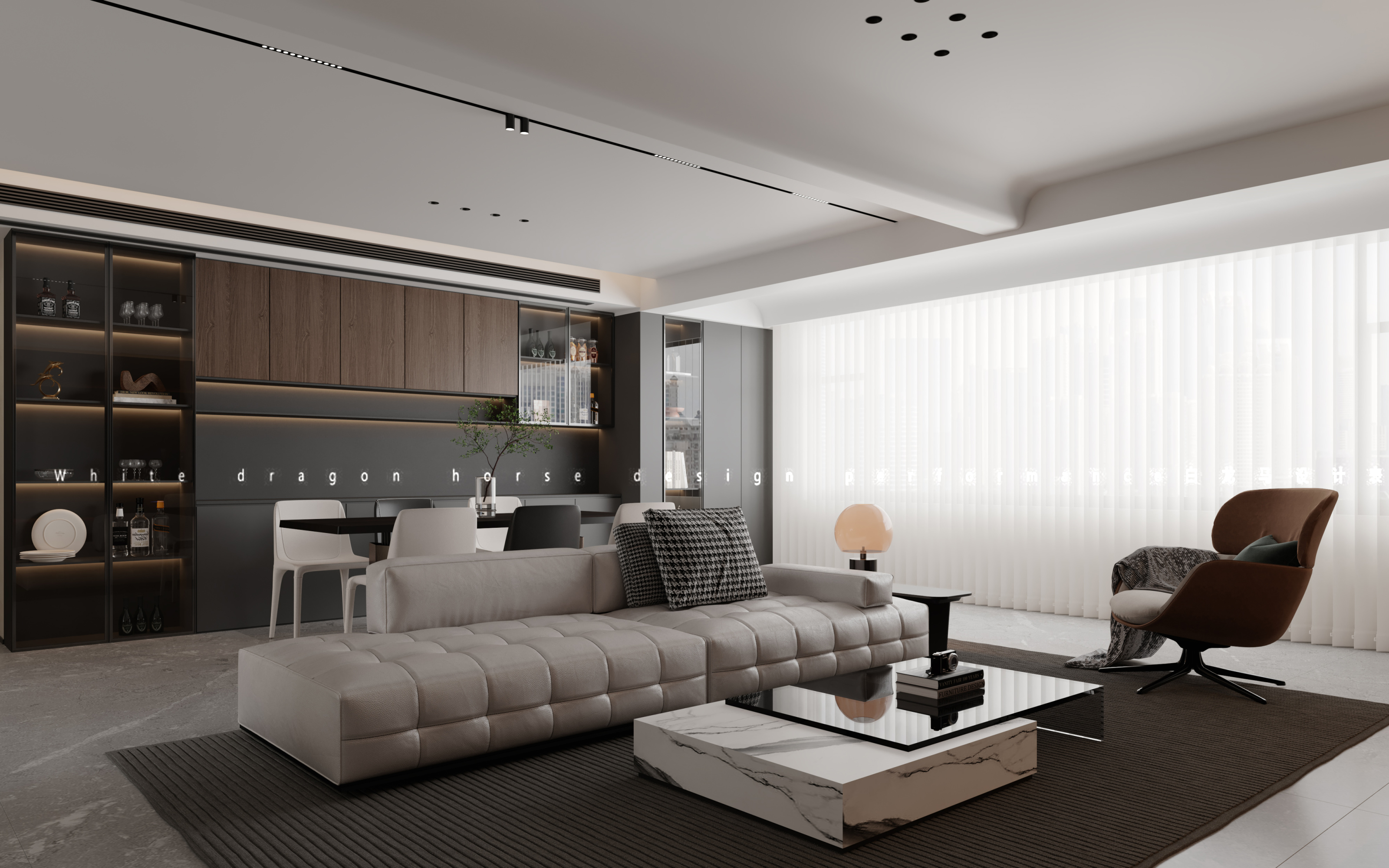 意式极简家装效果图[ID: 113657078]_建e效果图