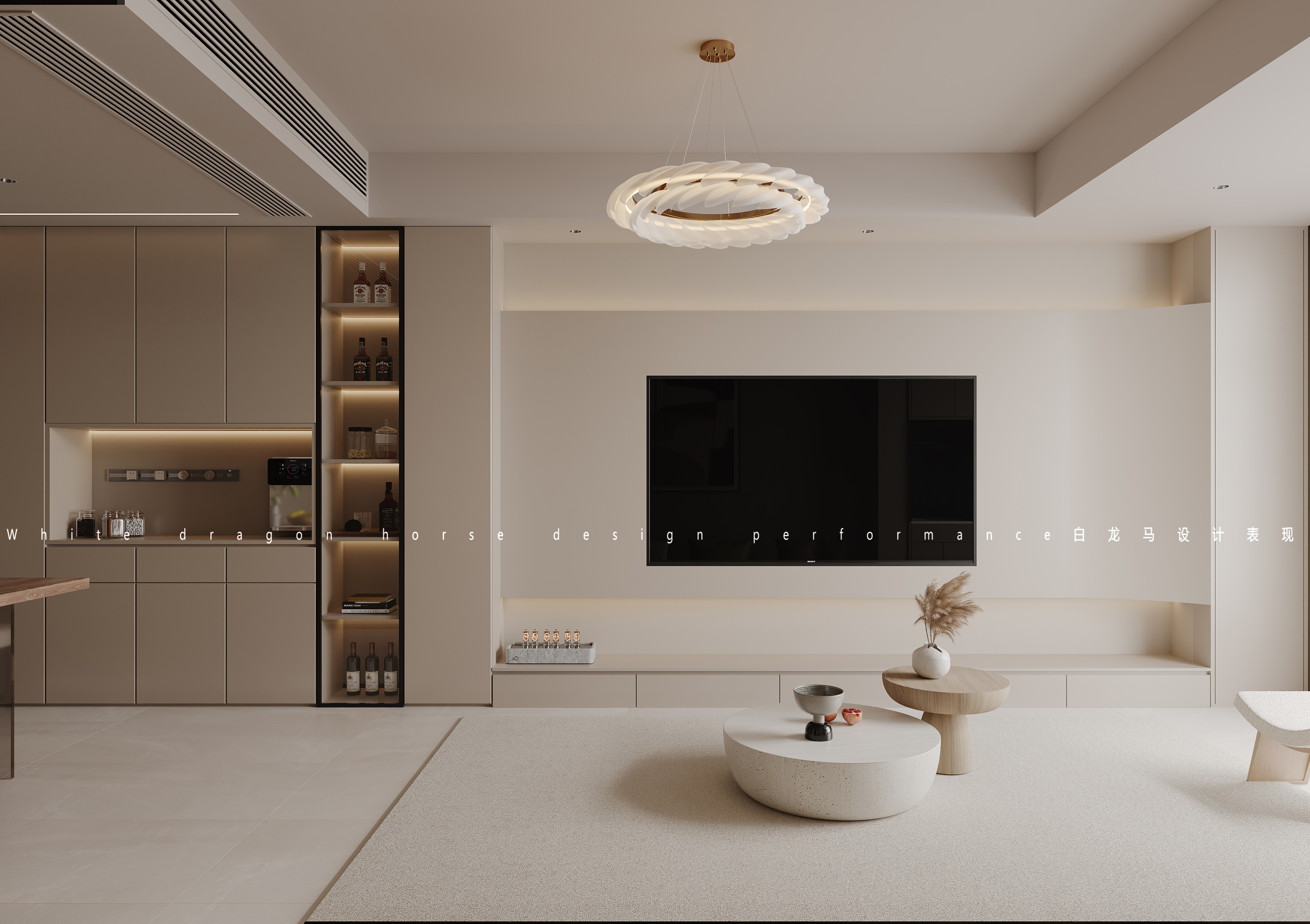 简约奶油风家装效果图[ID: 113329259]_建e效果图