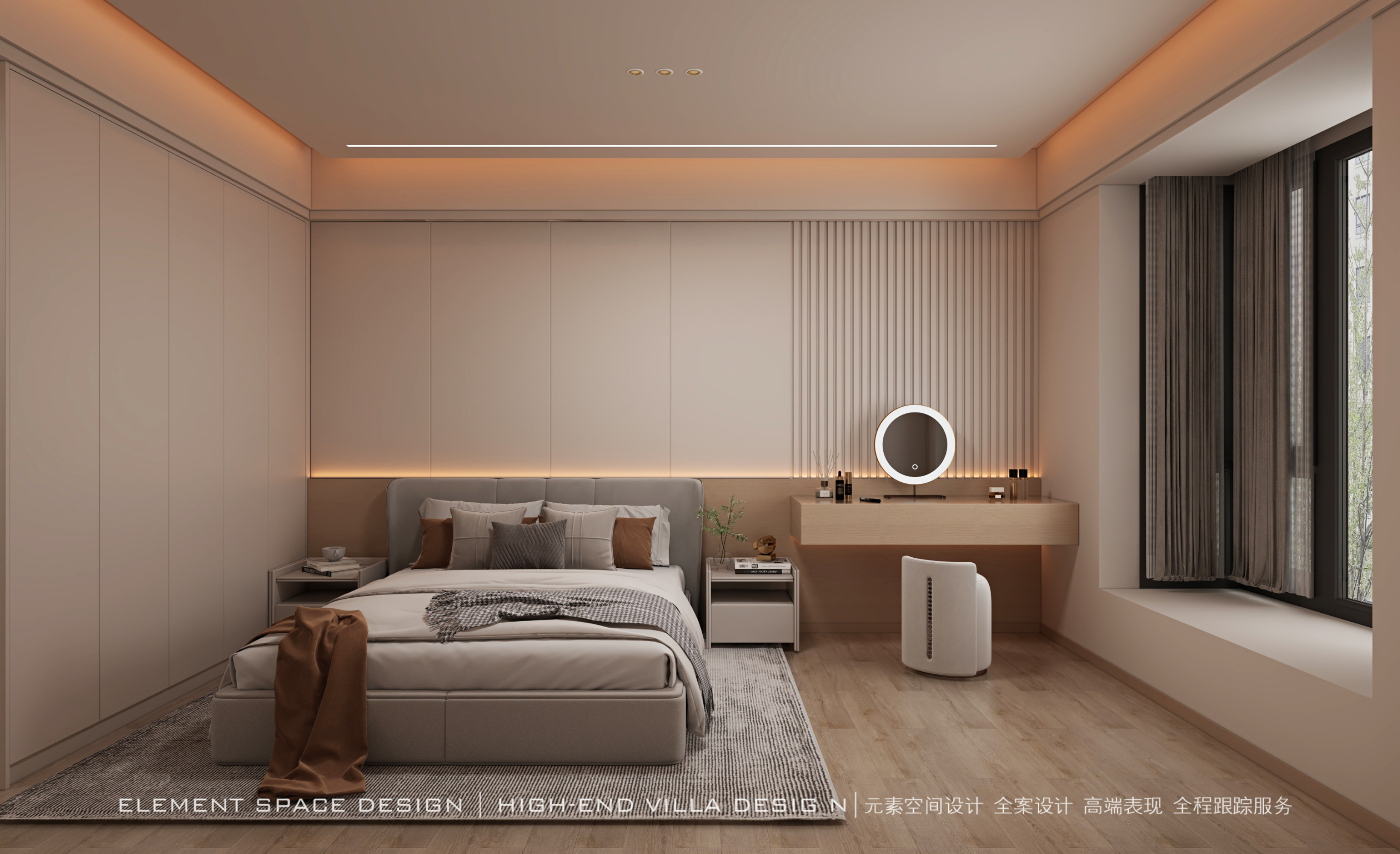 简约奶油风家装效果图[ID: 113329247]_建e效果图
