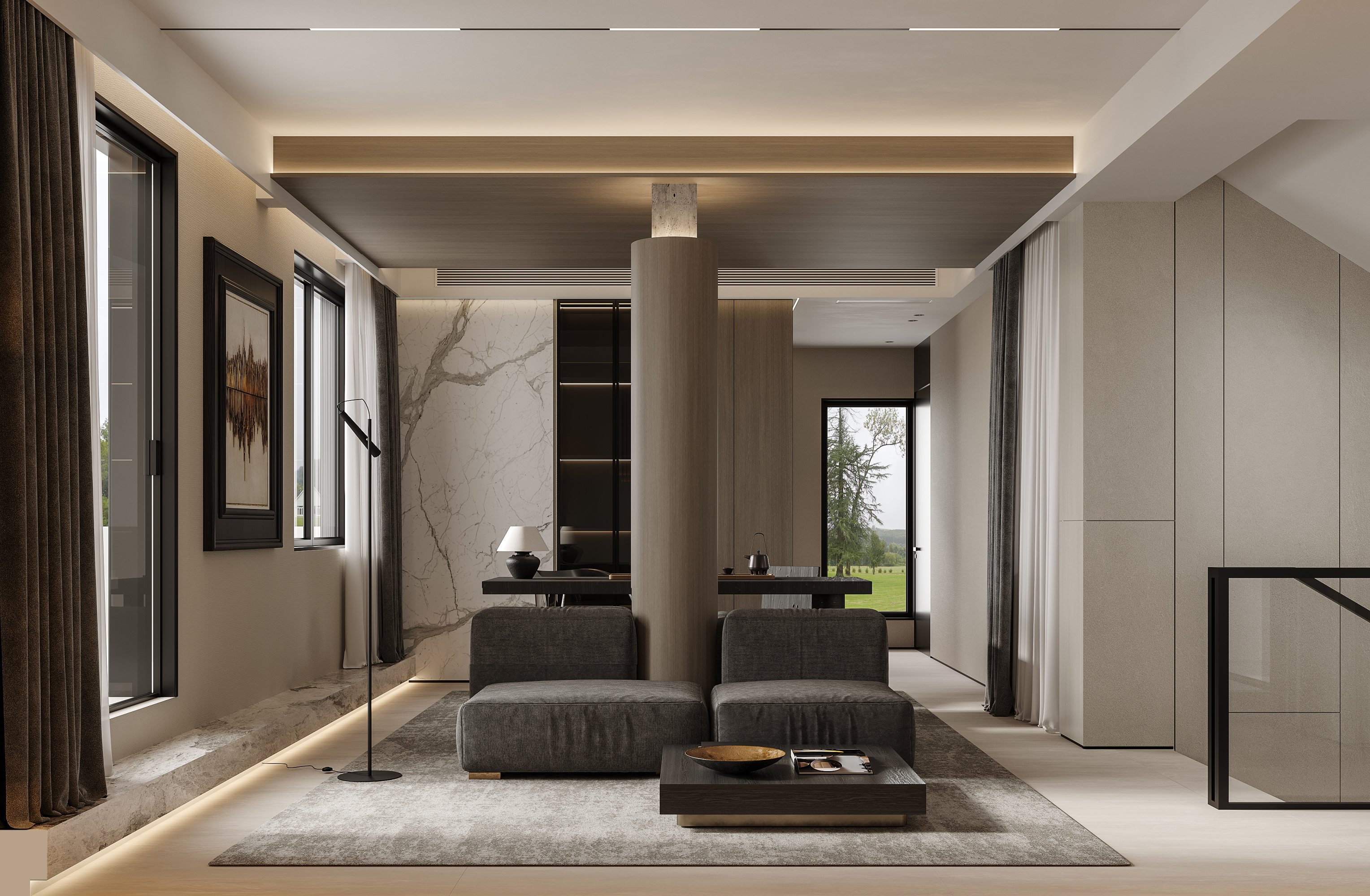 现代简约家装效果图[ID: 113329332]_建e效果图