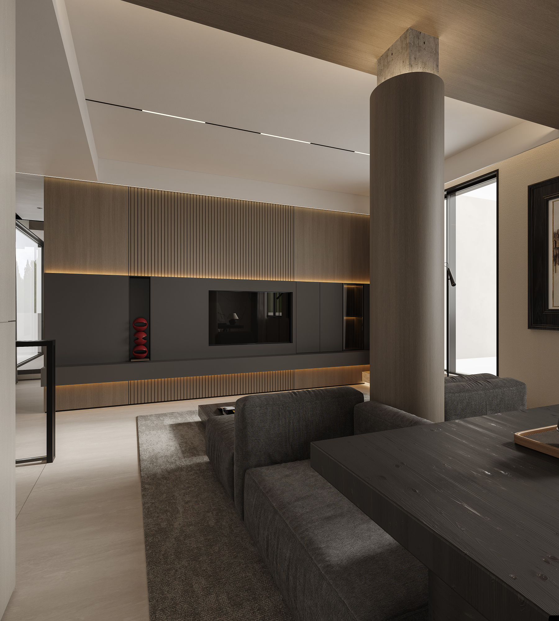 现代简约家装效果图[ID: 113329332]_建e效果图