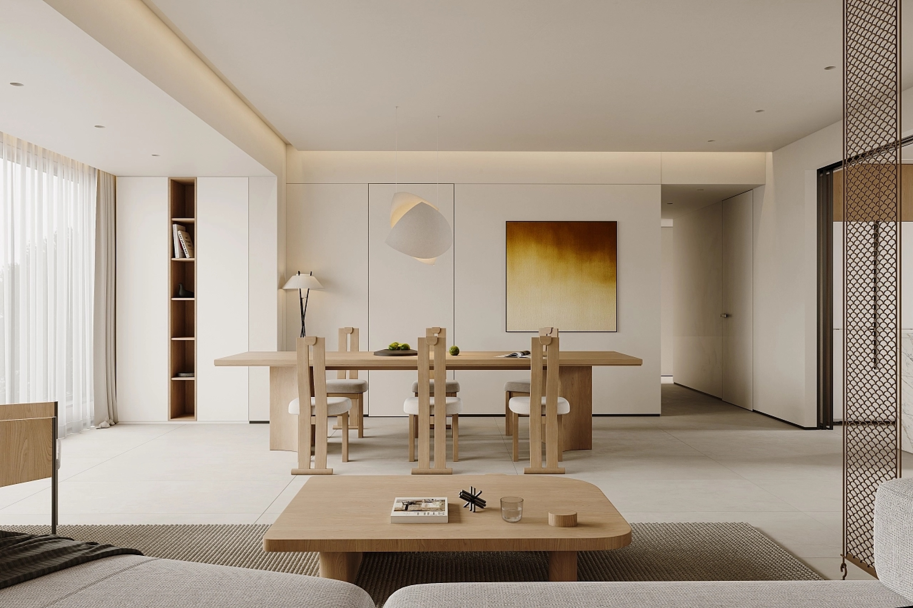 原木风家装效果图[ID: 113329382]_建e效果图