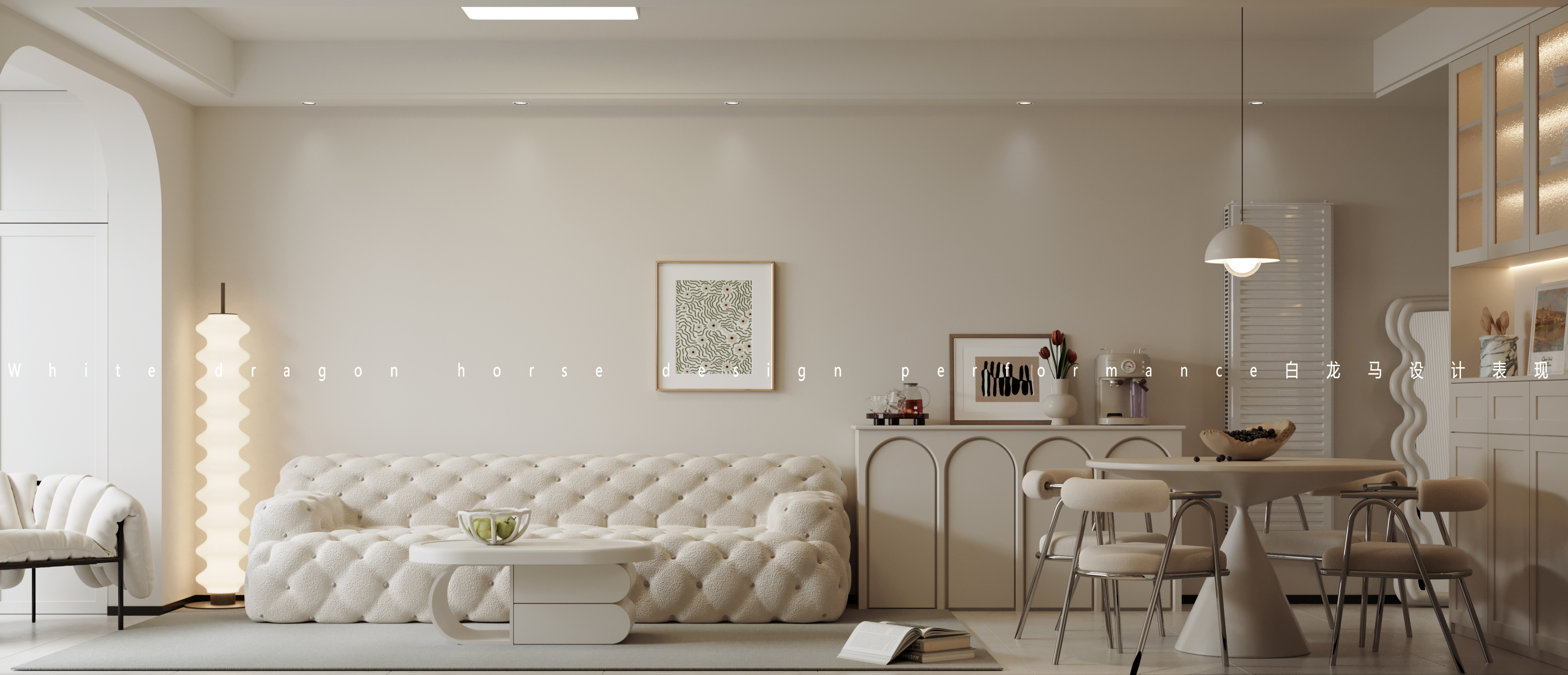 奶油风家装效果图[ID: 113263624]_建e效果图