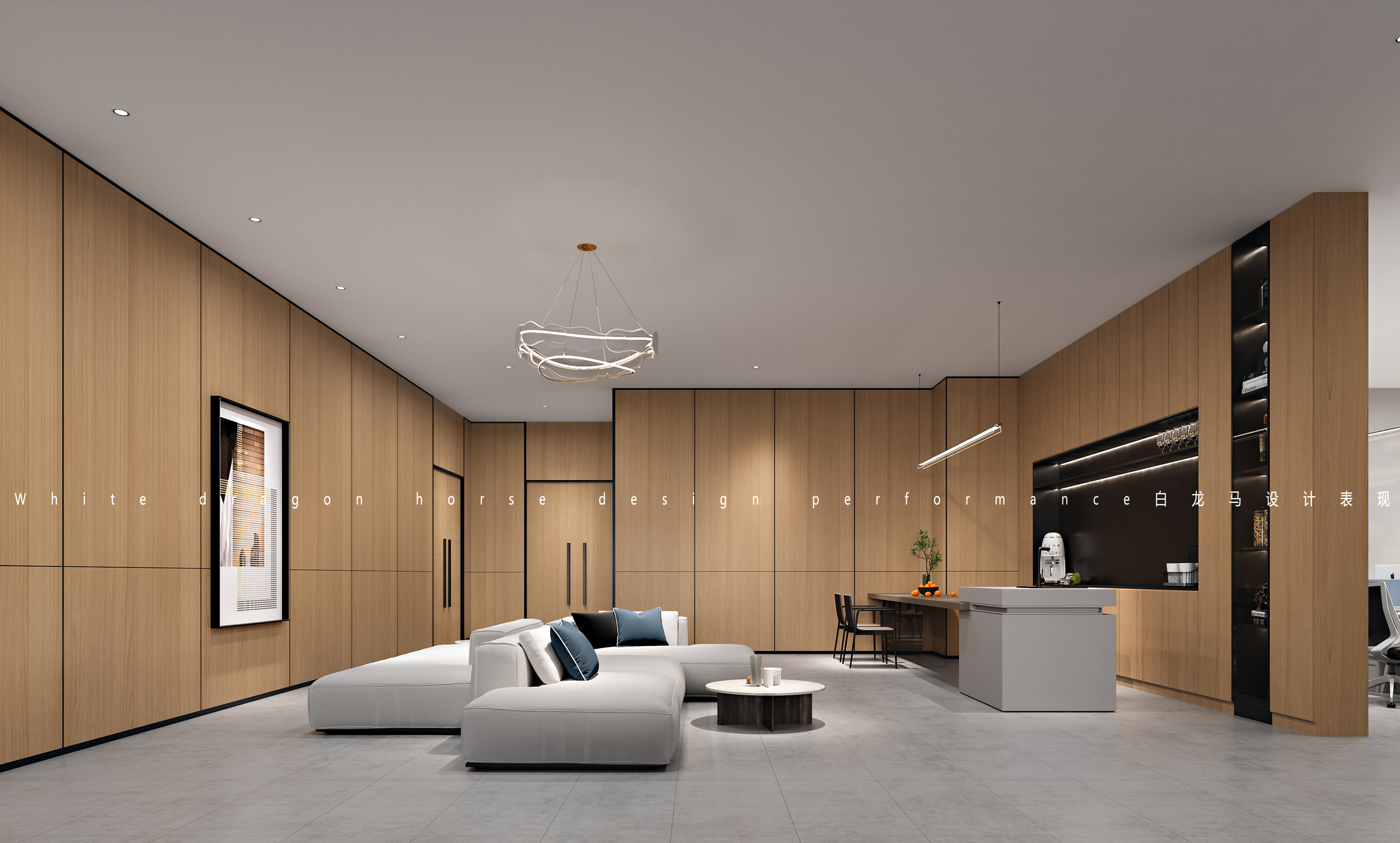 现代简约办公室效果图[ID: 113263818]_建e效果图