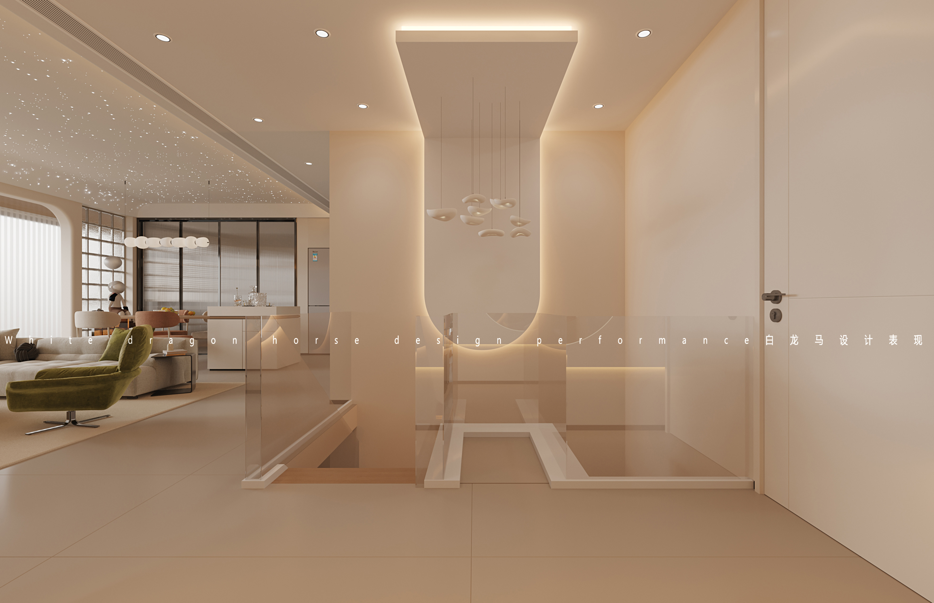 现代轻奢奶油风家装效果图[ID: 113263658]_建e效果图