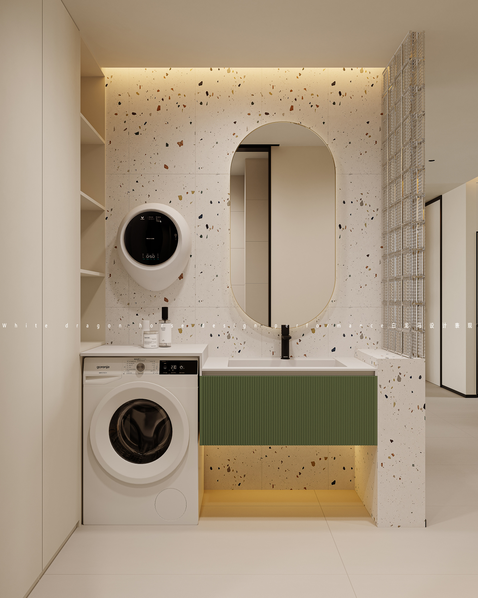 现代奶油风家装效果图[ID: 113263692]_建e效果图