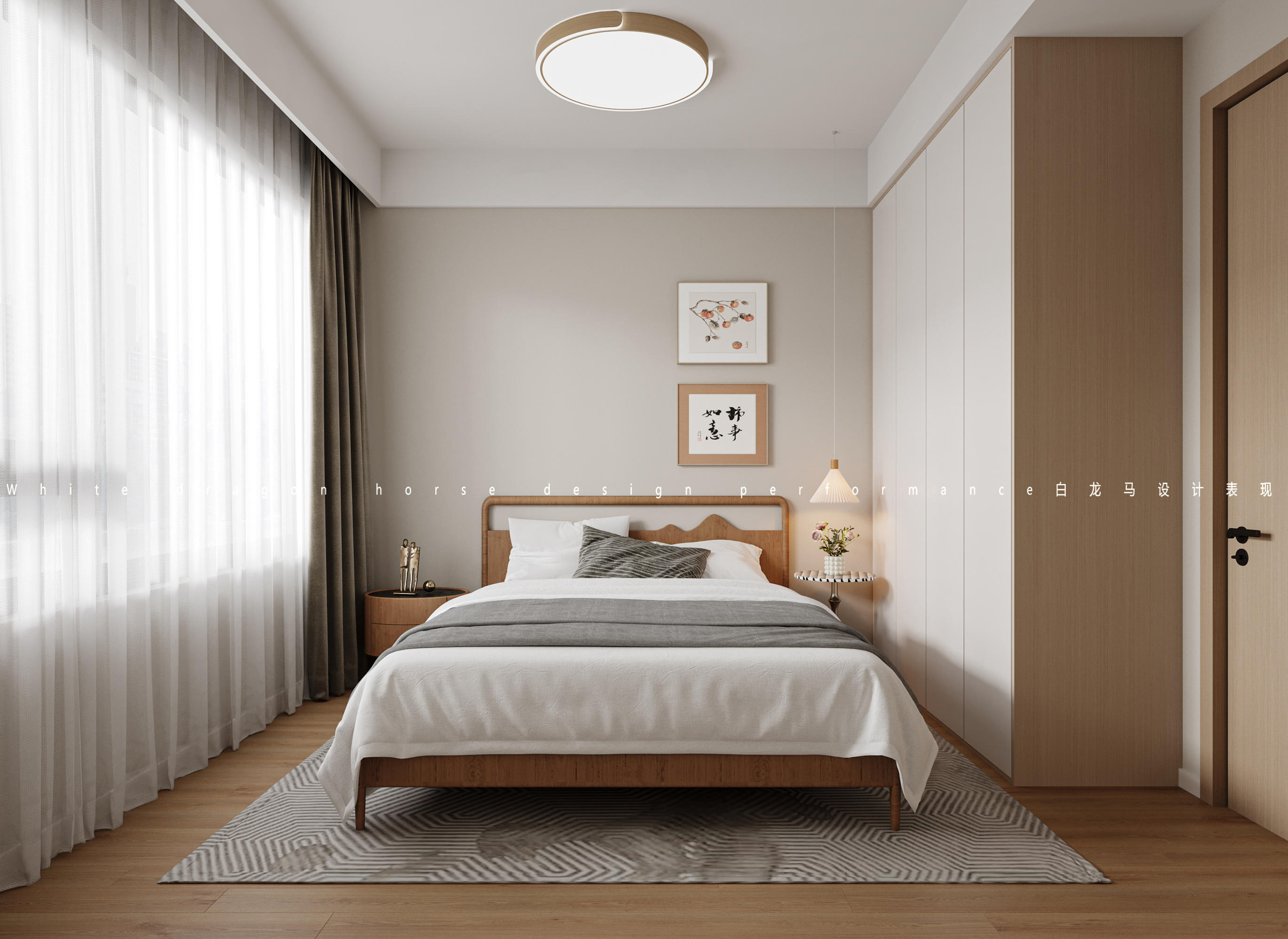 现代极简家装效果图[ID: 113263809]_建e效果图