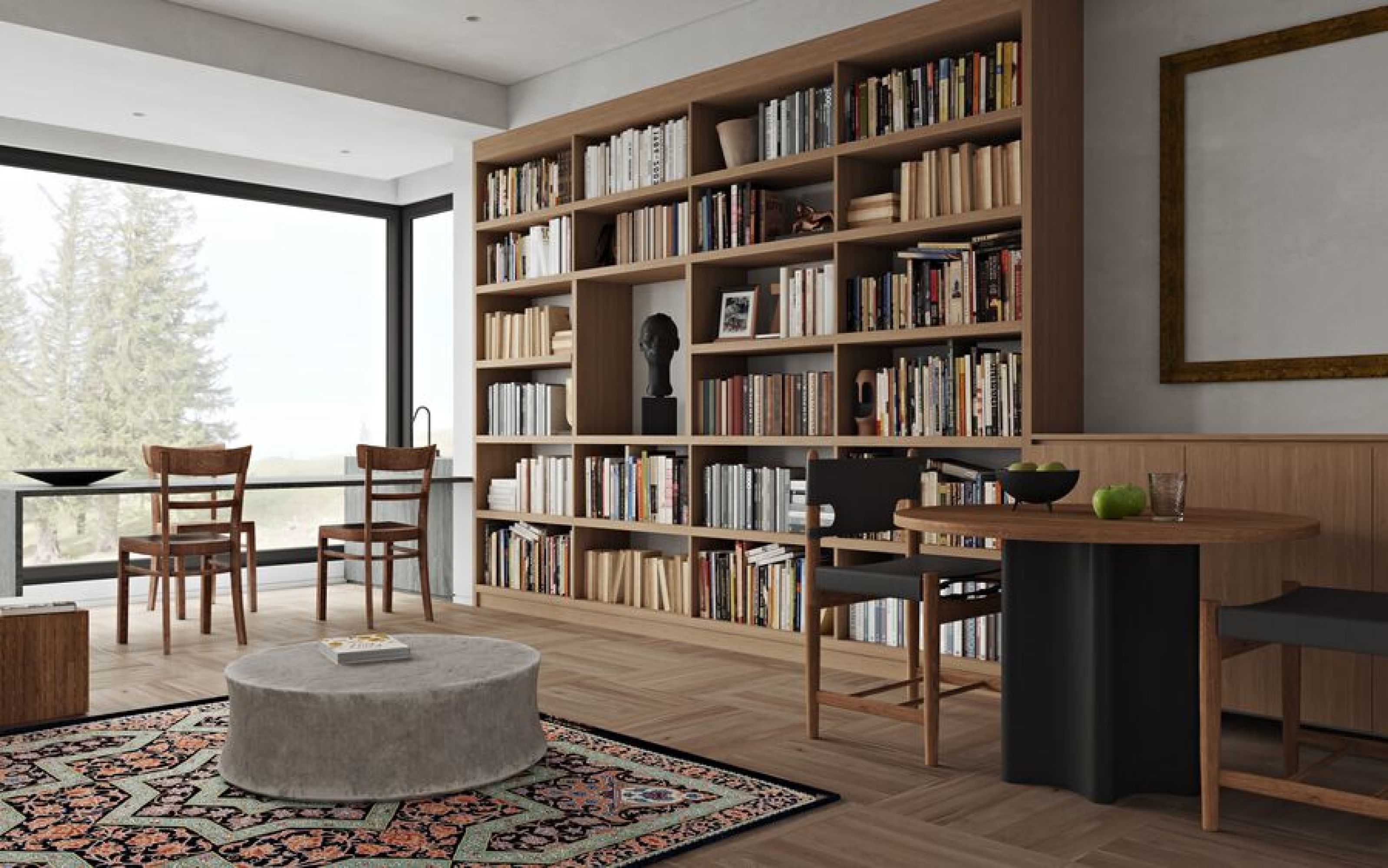 原木风家装效果图[ID: 113263824]_建e效果图