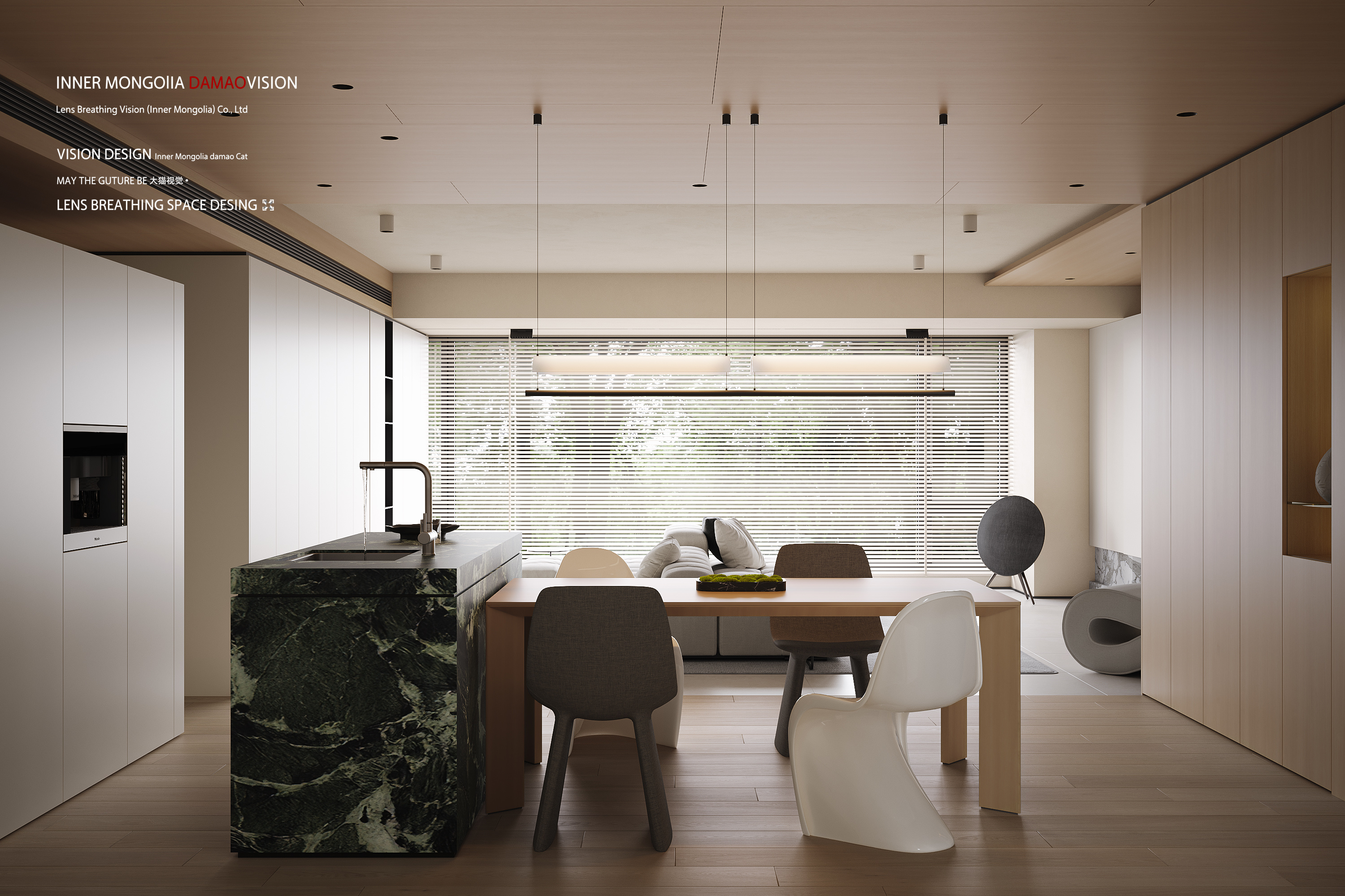 现代极简家装效果图[ID: 113263796]_建e效果图