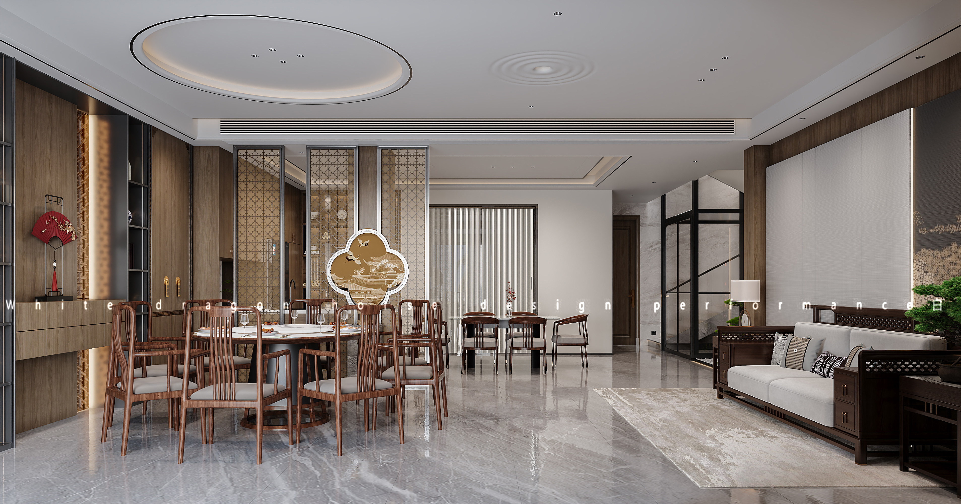 新中式家装效果图[ID: 113263620]_建e效果图
