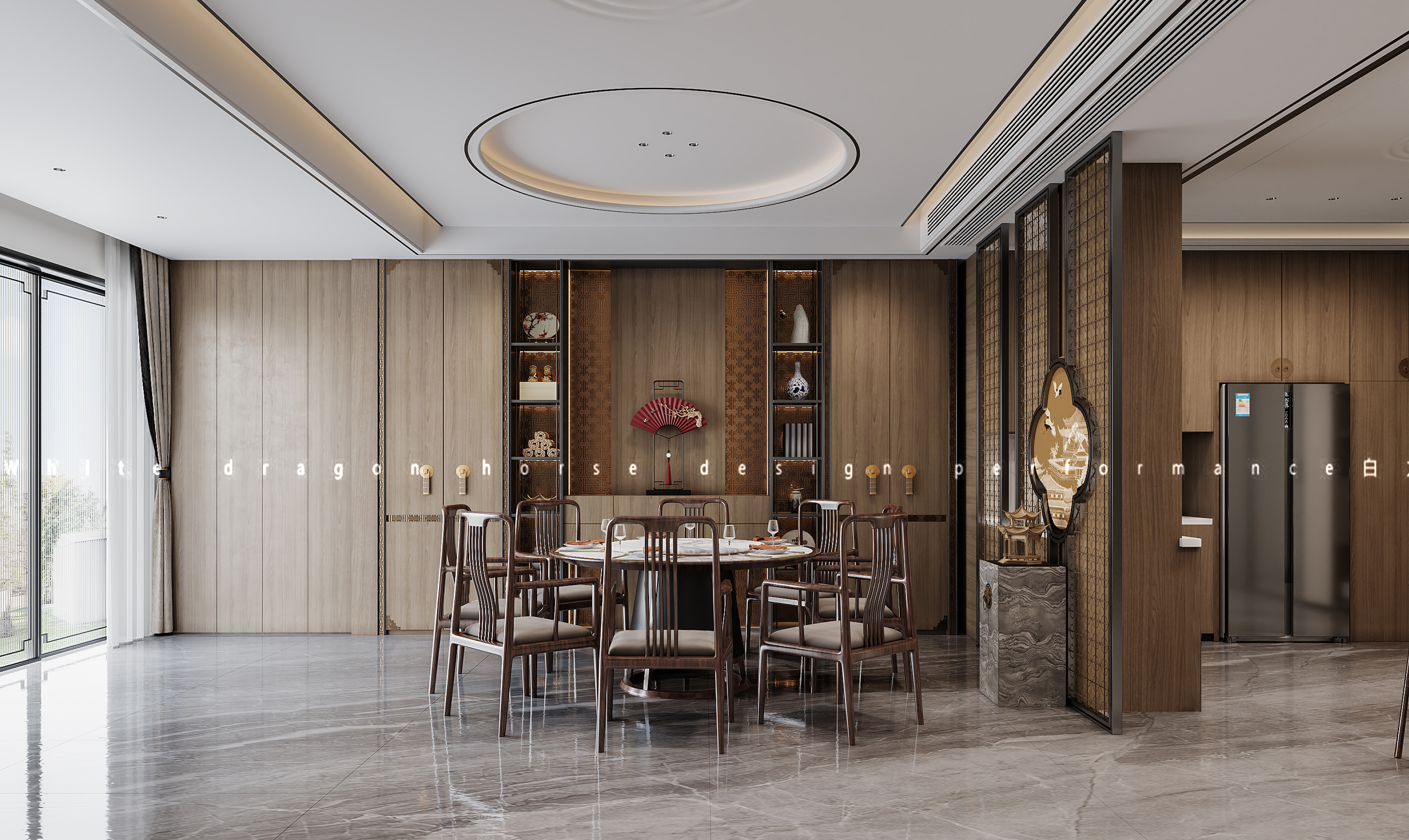 新中式家装效果图[ID: 113263620]_建e效果图