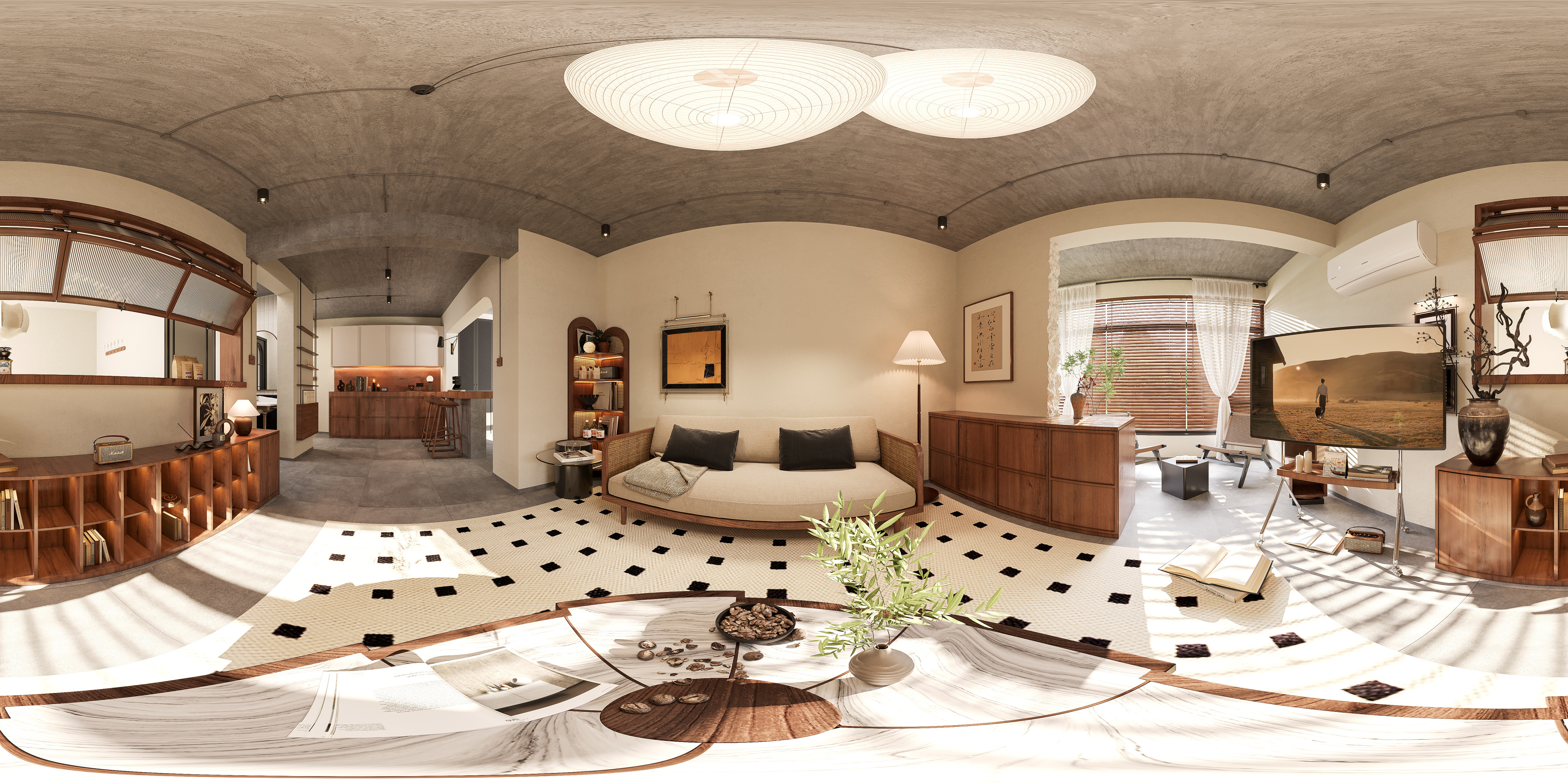 侘寂风家装效果图[ID: 113460345]_建e效果图