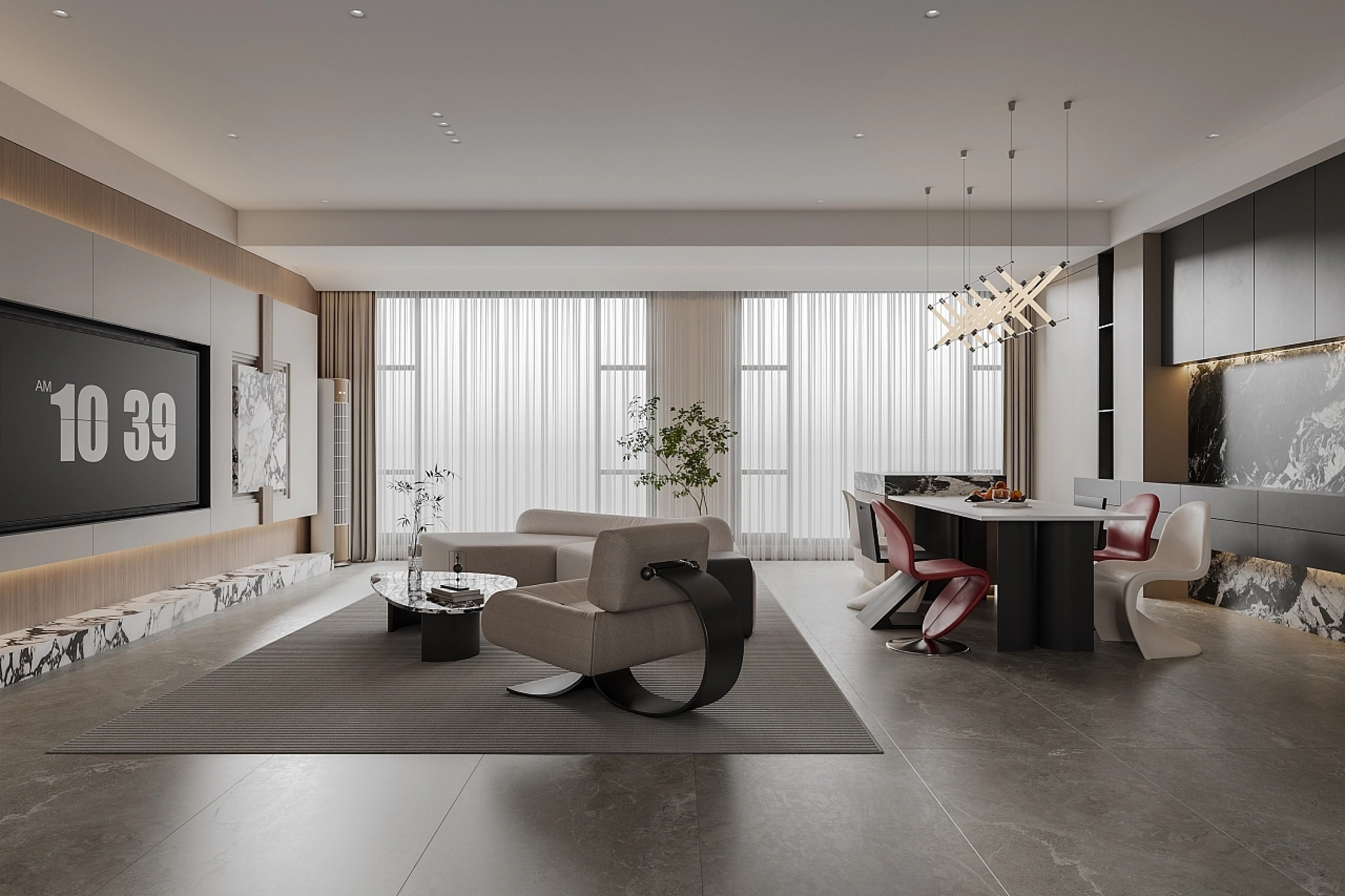 现代简约家装效果图[ID: 113460349]_建e效果图
