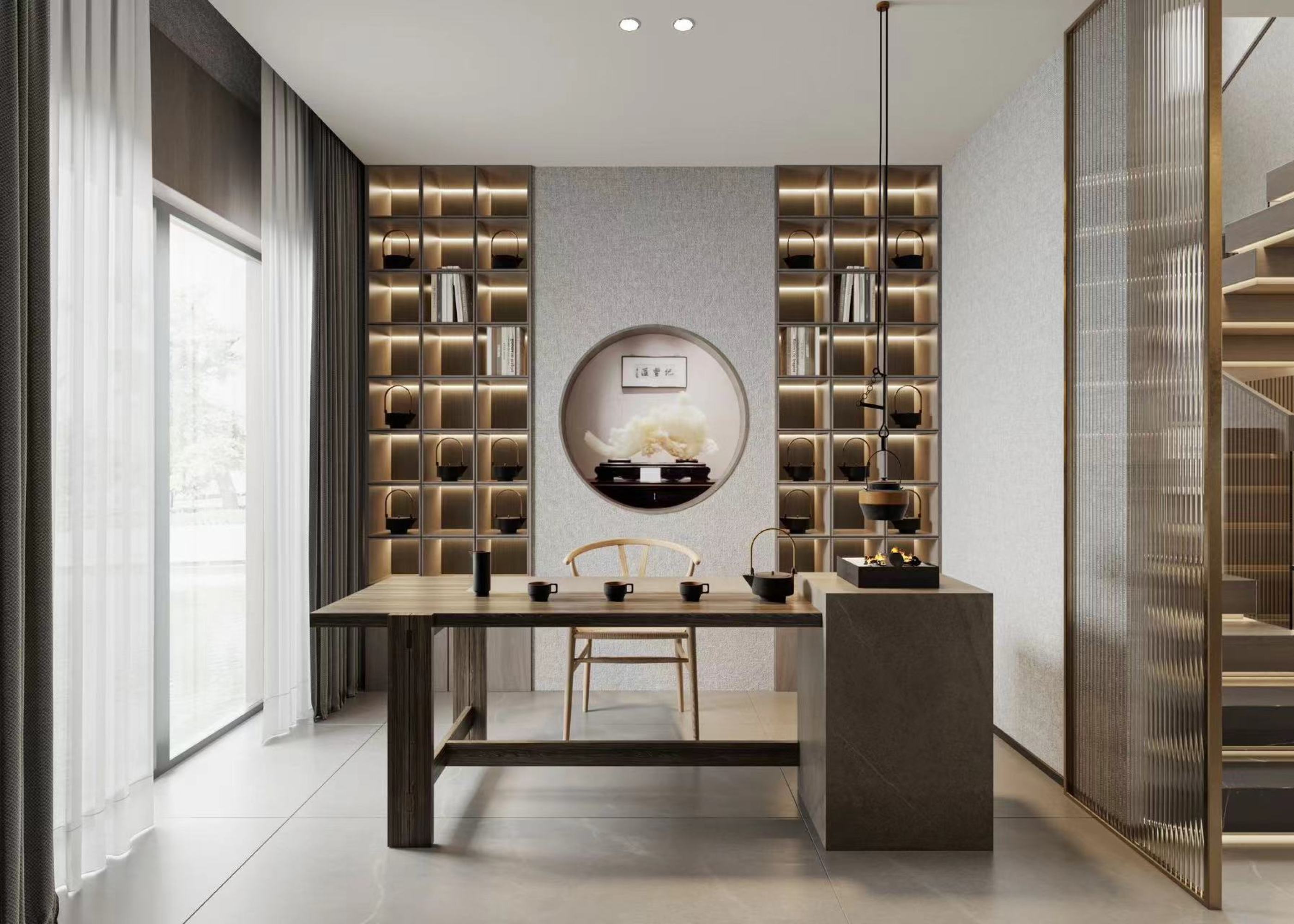 新中式家装效果图[ID: 113460306]_建e效果图