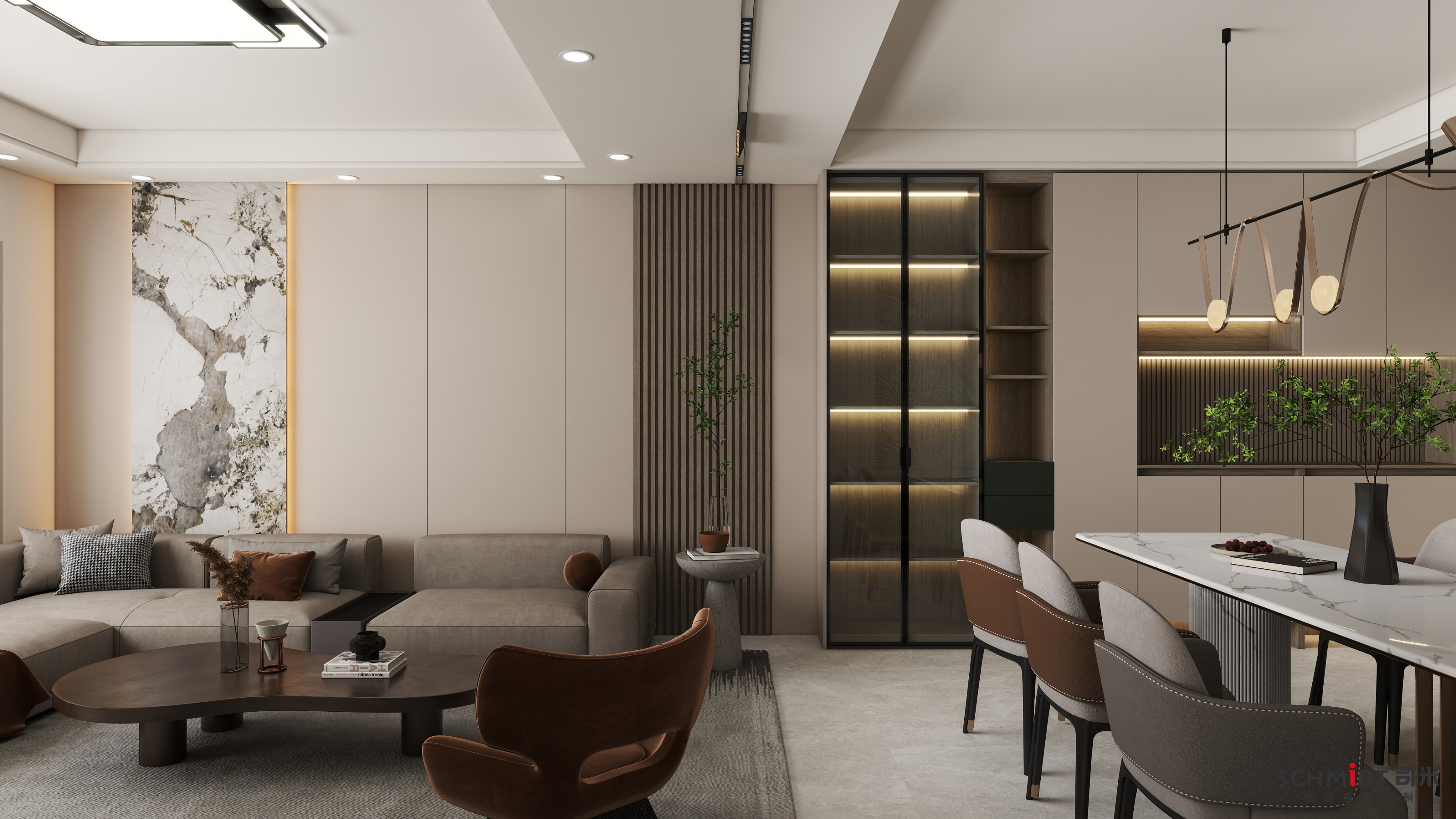 现代简约家装效果图[ID: 113394787]_建e效果图