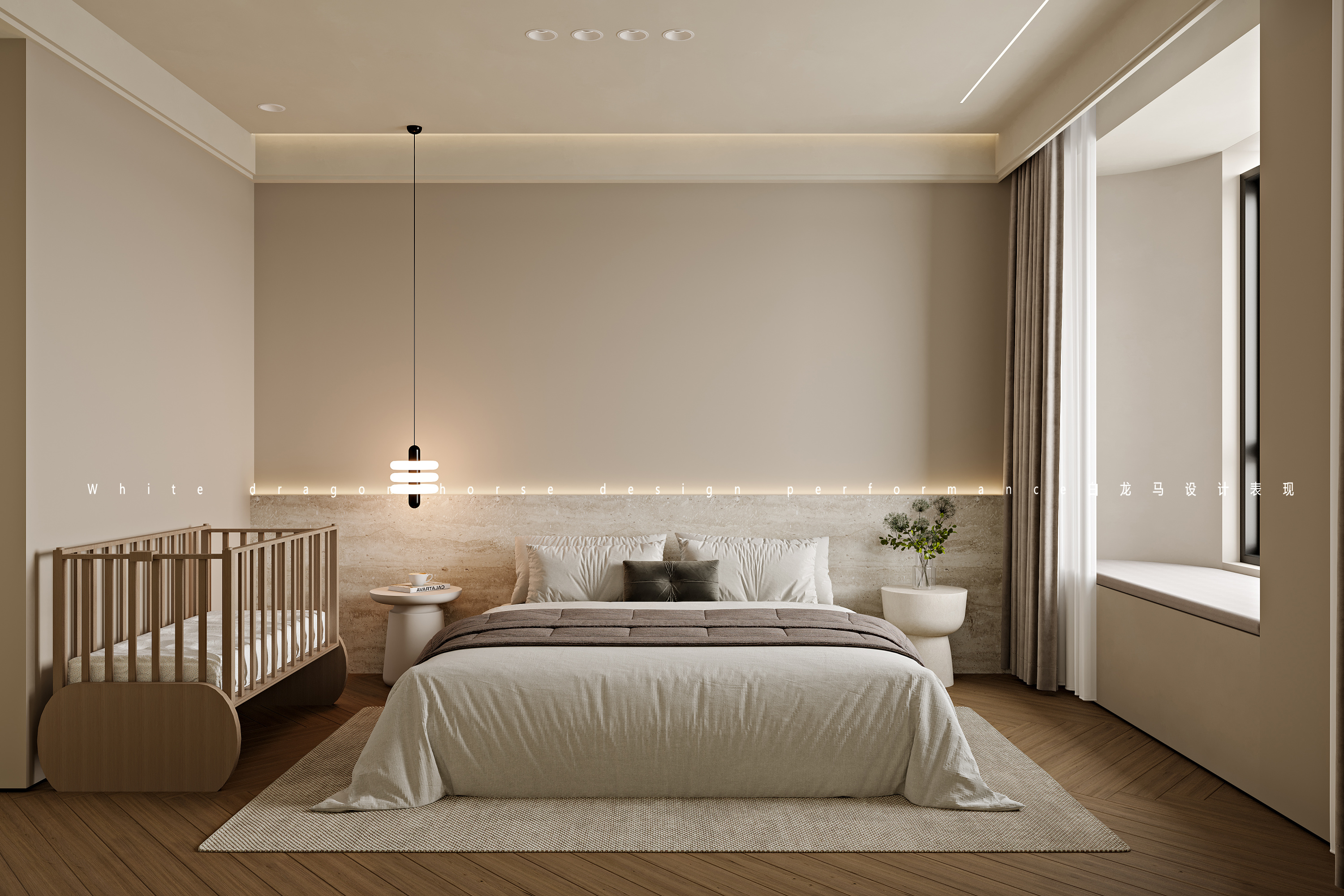 现代奶油风家装效果图[ID: 113394725]_建e效果图