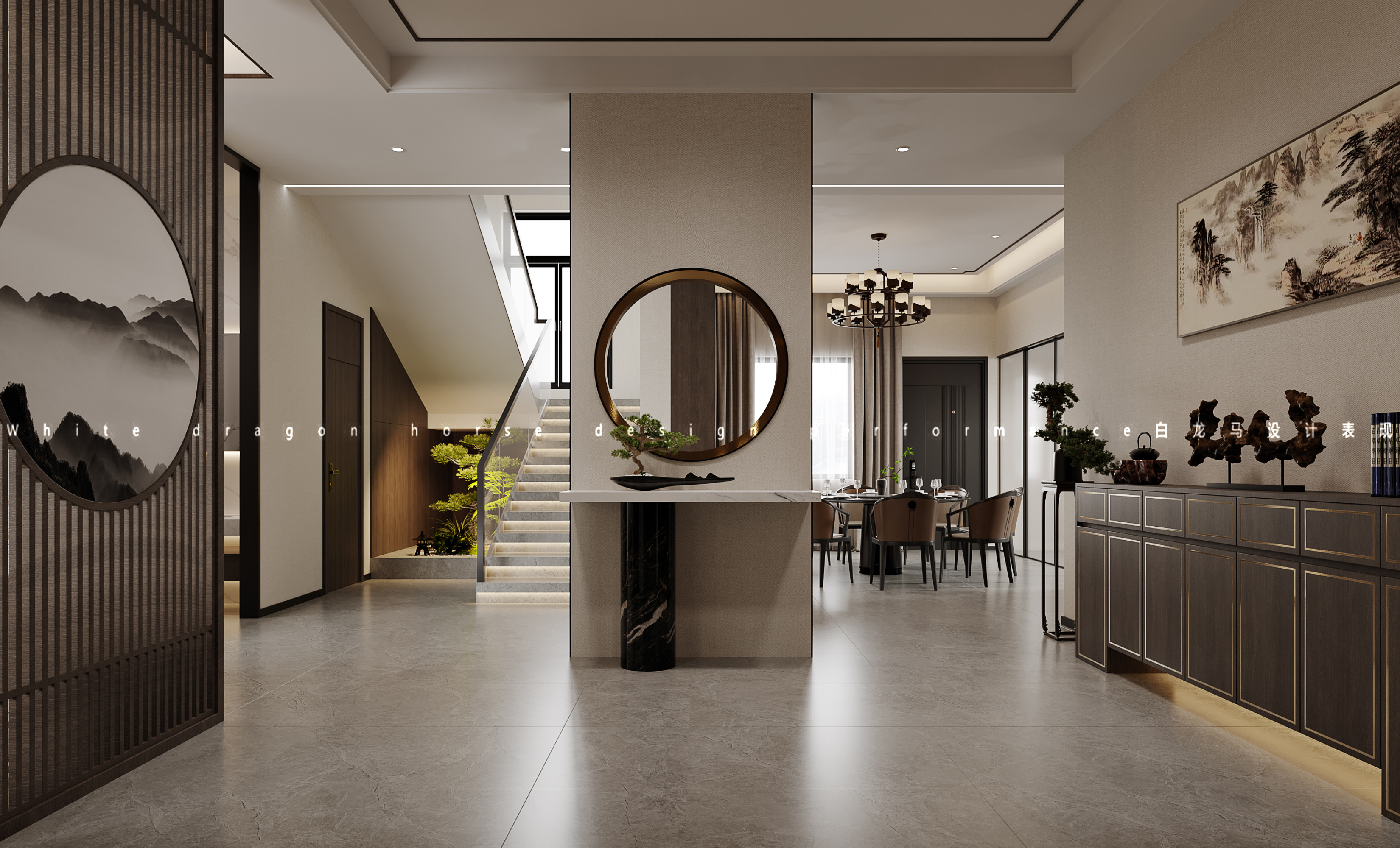 新中式家装效果图[ID: 113394742]_建e效果图