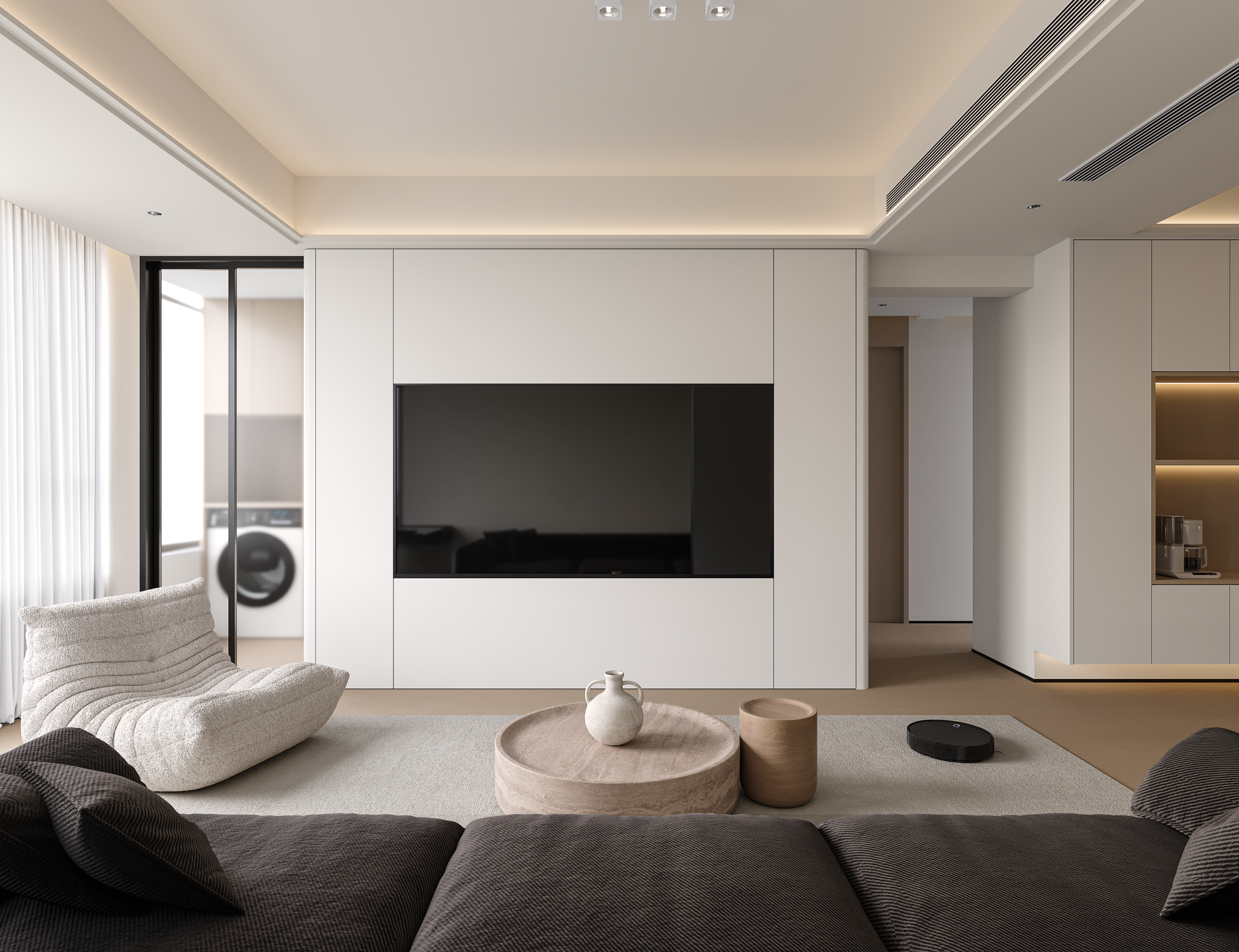 原木简约风家装效果图[ID: 114115802]_建e效果图
