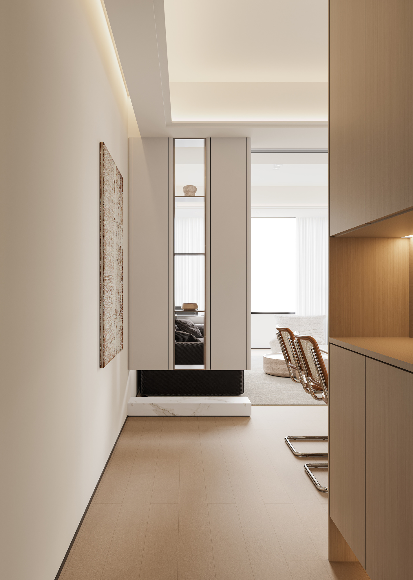 原木简约风家装效果图[ID: 114115802]_建e效果图