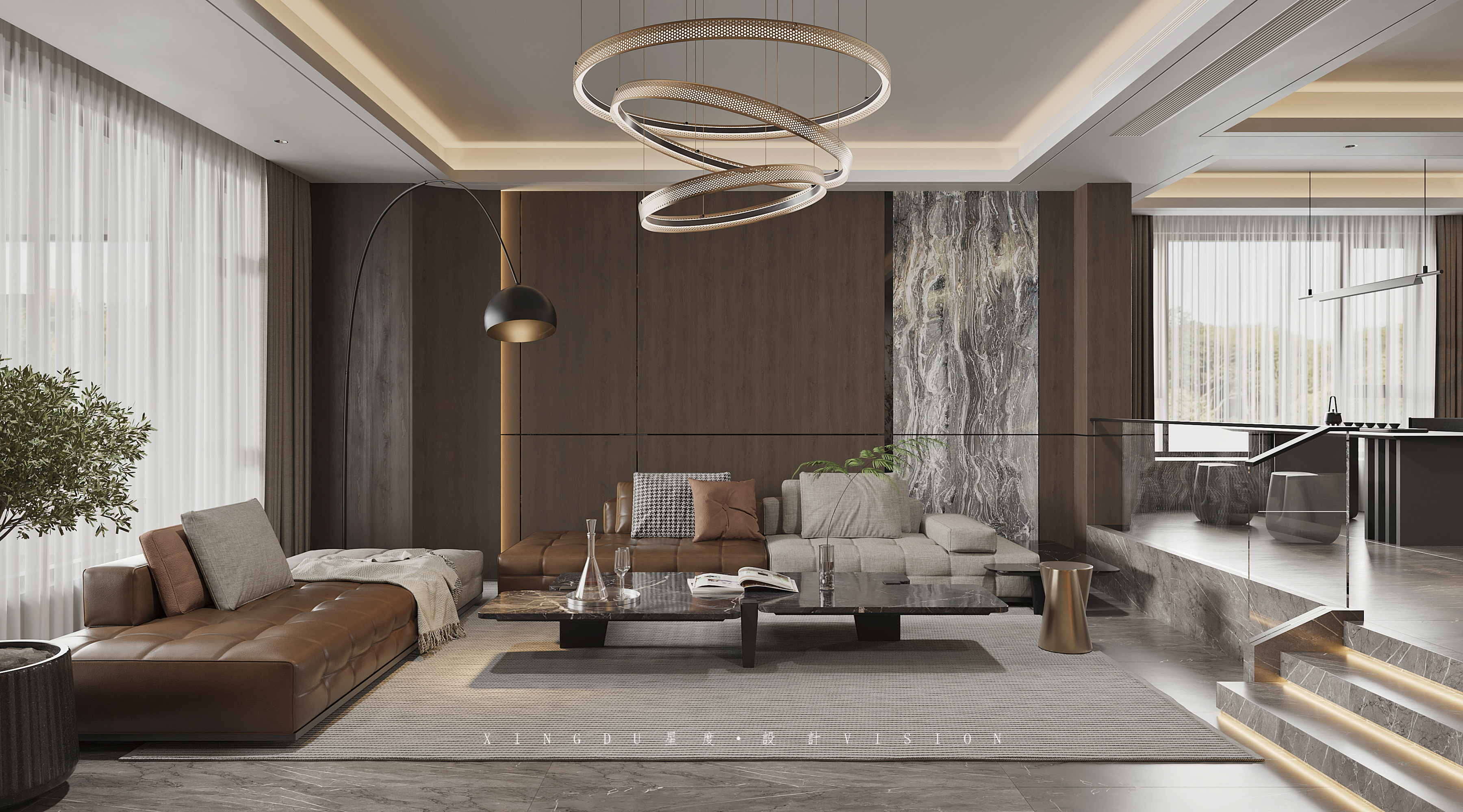 意式轻奢家装效果图[ID: 114115804]_建e效果图