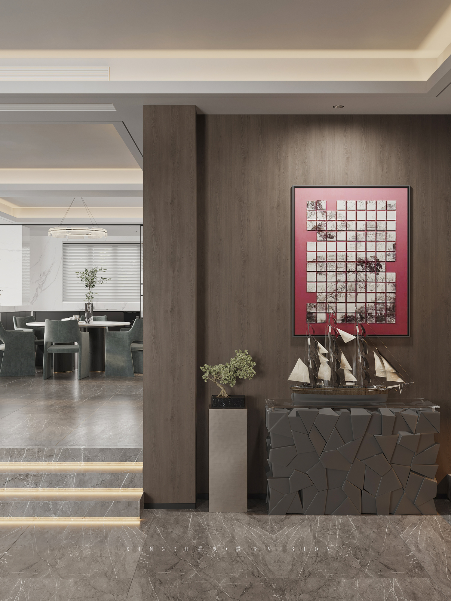 意式轻奢家装效果图[ID: 114115804]_建e效果图