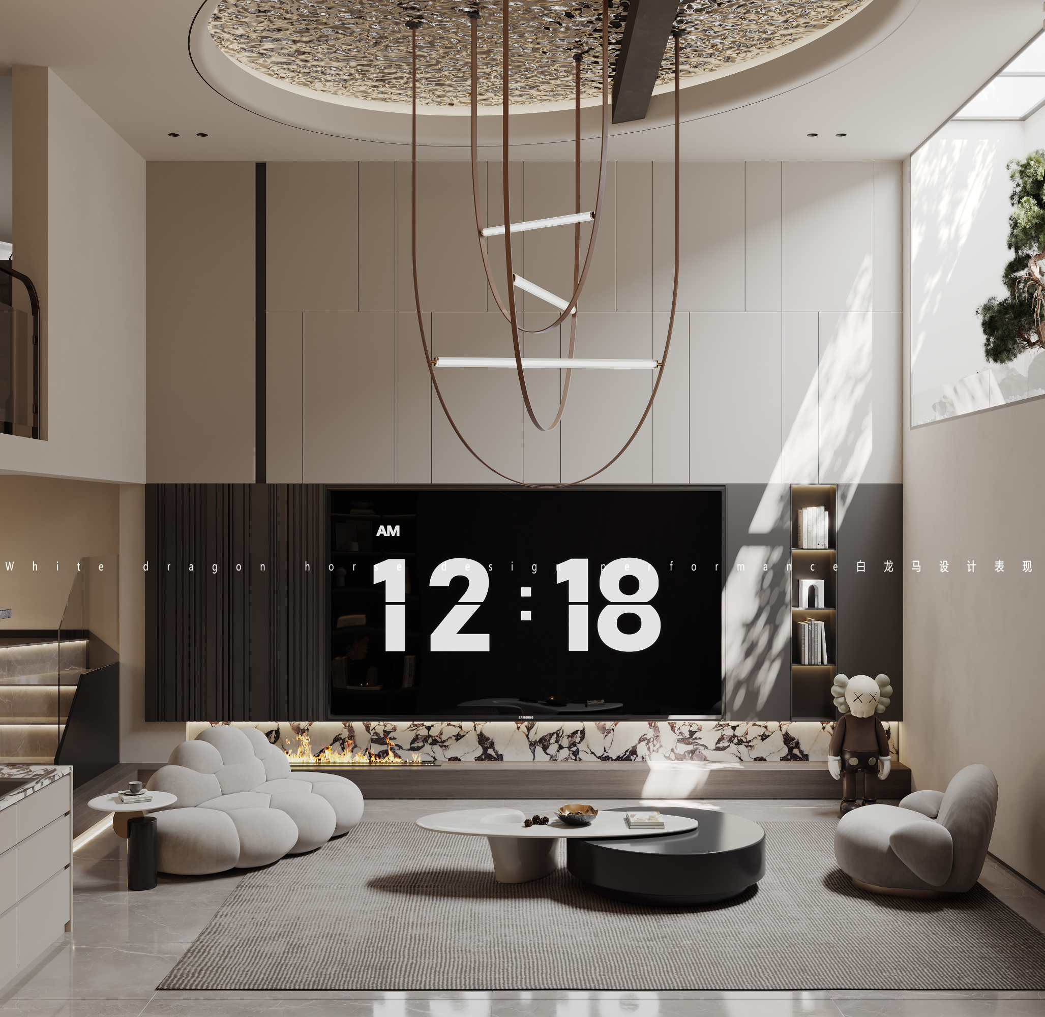现代轻奢别墅效果图[ID: 114115828]_建e效果图