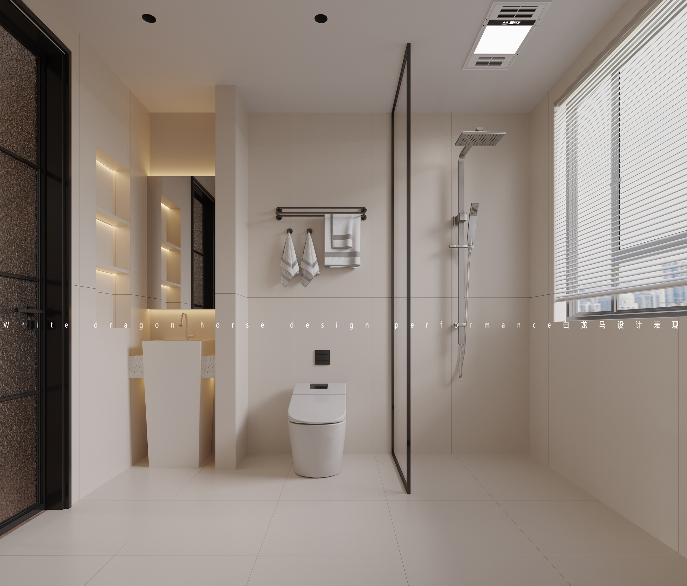 中古奶油风家装效果图[ID: 114115718]_建e效果图