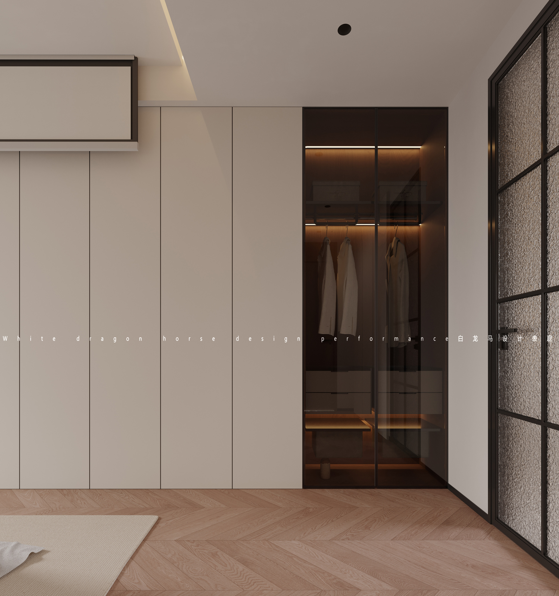 中古奶油风家装效果图[ID: 114115718]_建e效果图